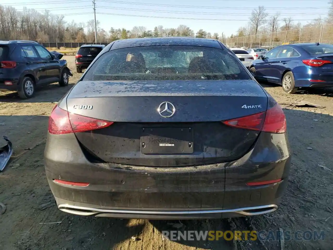 6 Photograph of a damaged car W1KAF4HB2PR125433 MERCEDES-BENZ C-CLASS 2023