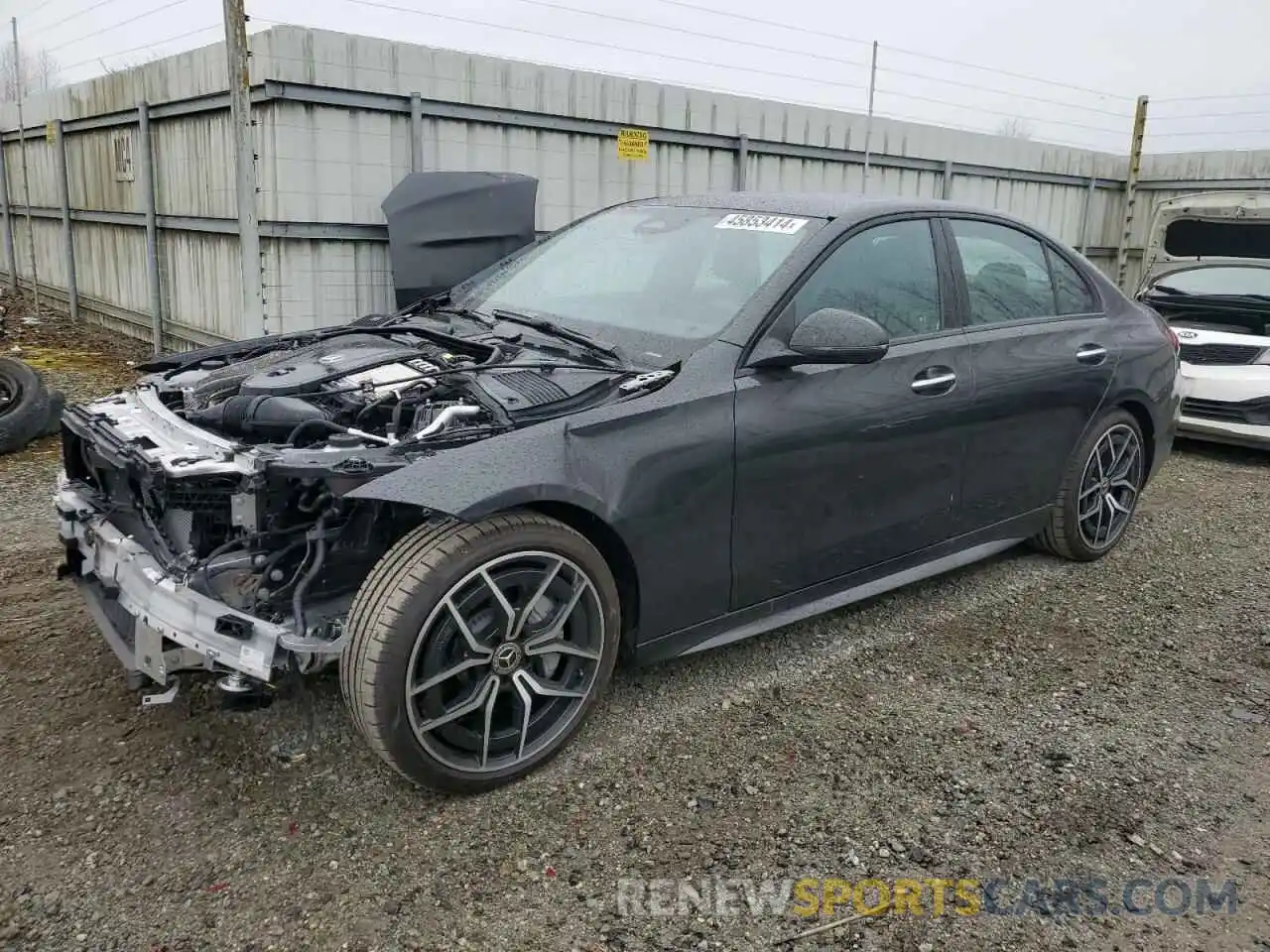 1 Photograph of a damaged car W1KAF4HB2PR140952 MERCEDES-BENZ C-CLASS 2023