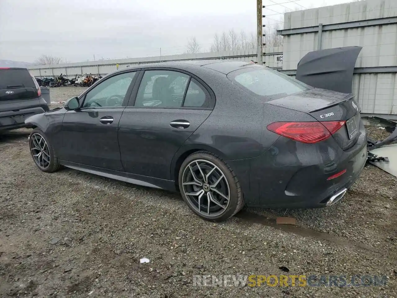 2 Photograph of a damaged car W1KAF4HB2PR140952 MERCEDES-BENZ C-CLASS 2023