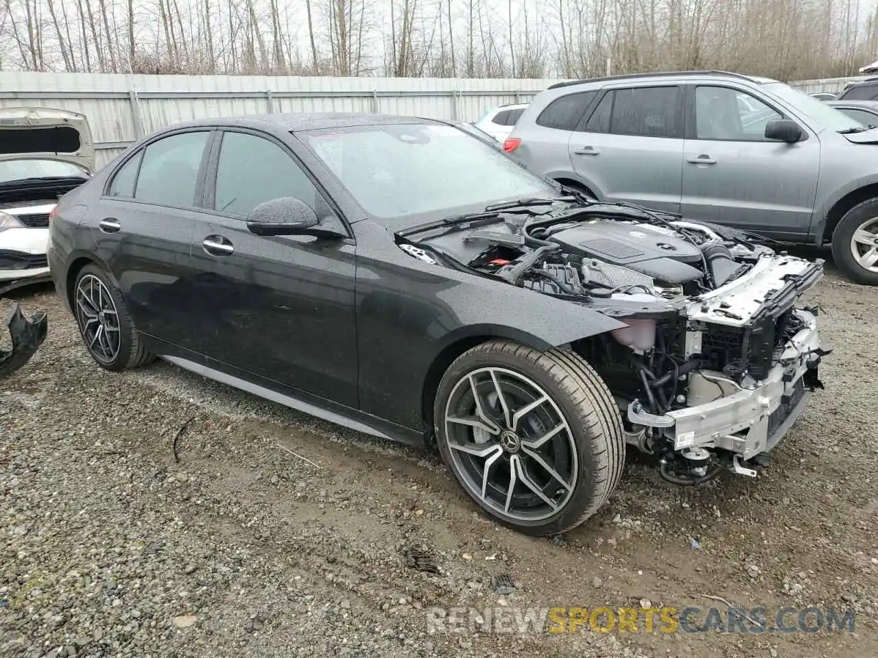 4 Photograph of a damaged car W1KAF4HB2PR140952 MERCEDES-BENZ C-CLASS 2023