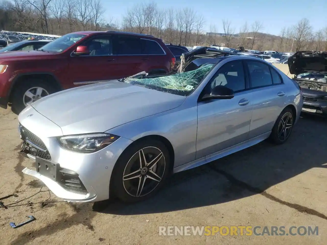 1 Photograph of a damaged car W1KAF4HB4PR123926 MERCEDES-BENZ C-CLASS 2023