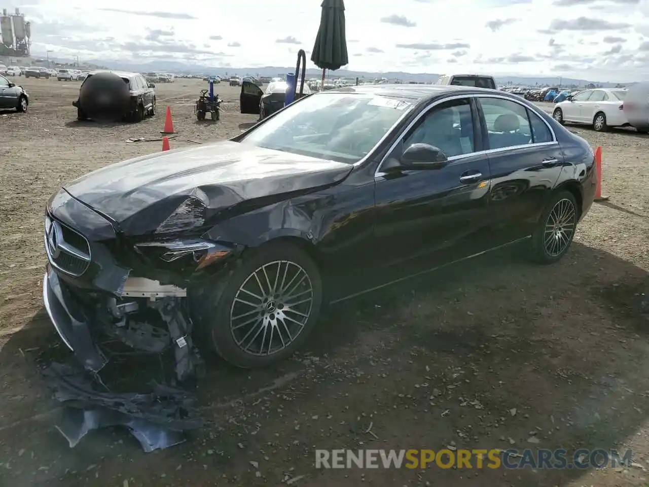 1 Photograph of a damaged car W1KAF4HB8PR140261 MERCEDES-BENZ C-CLASS 2023