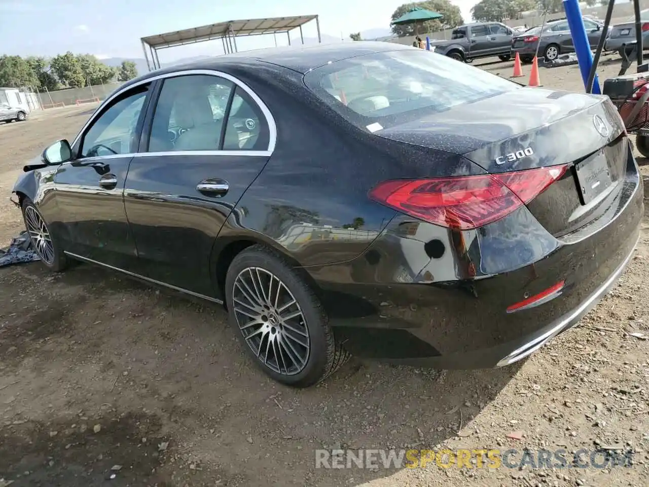 2 Photograph of a damaged car W1KAF4HB8PR140261 MERCEDES-BENZ C-CLASS 2023