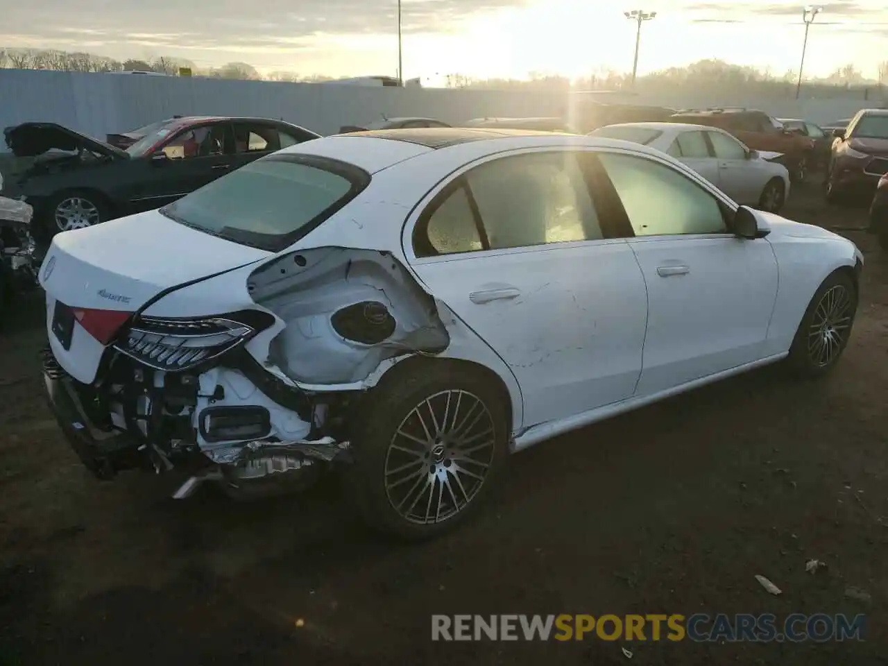 3 Photograph of a damaged car W1KAF4HBXPR126491 MERCEDES-BENZ C-CLASS 2023