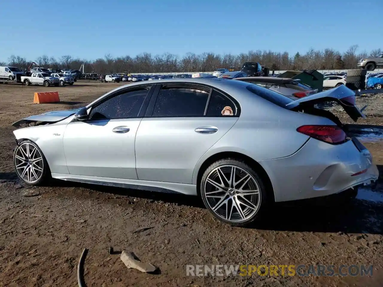 2 Photograph of a damaged car W1KAF8HB1PR126855 MERCEDES-BENZ C-CLASS 2023