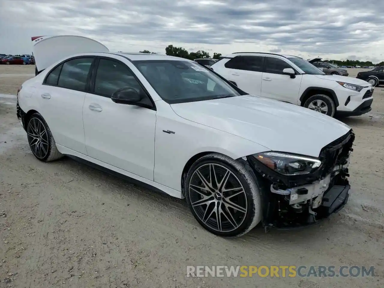 4 Photograph of a damaged car W1KAF8HB7PR122907 MERCEDES-BENZ C-CLASS 2023