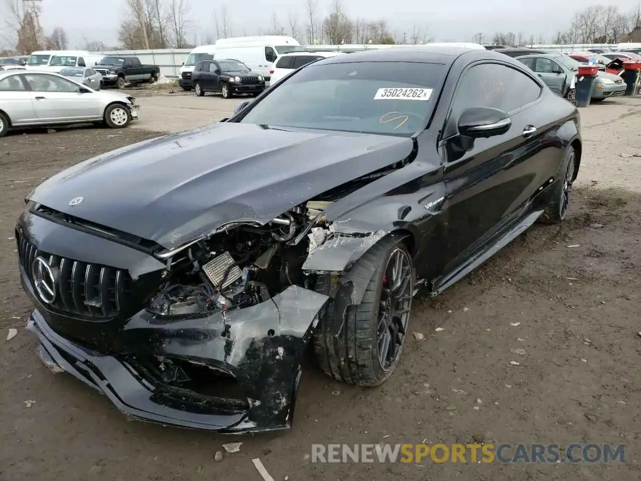 2 Photograph of a damaged car W1KWJ8HB5MG095864 MERCEDES-BENZ CL-CLASS 2021