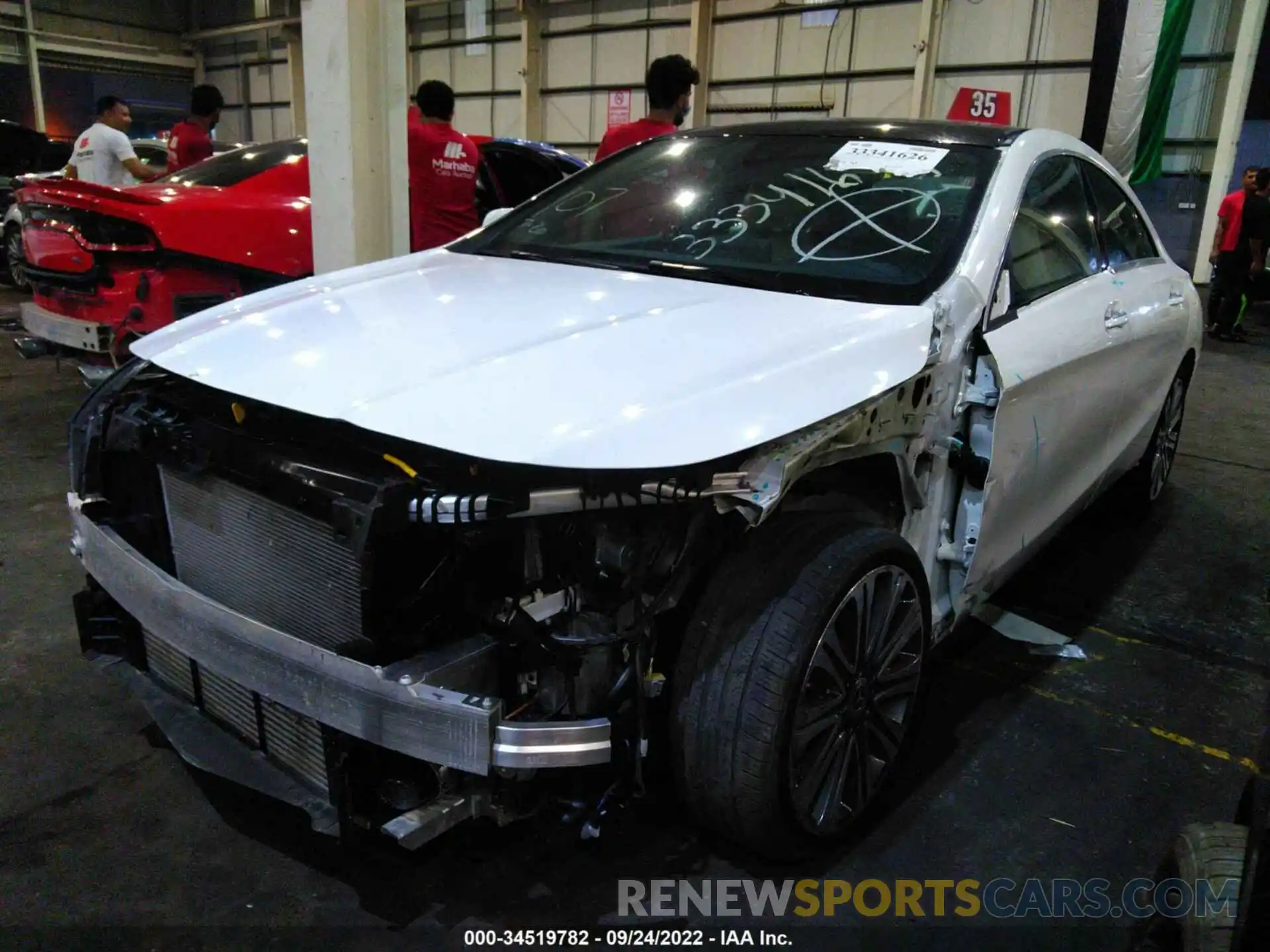 2 Photograph of a damaged car 00DSJ4EB6KN742762 MERCEDES-BENZ CLA 2019