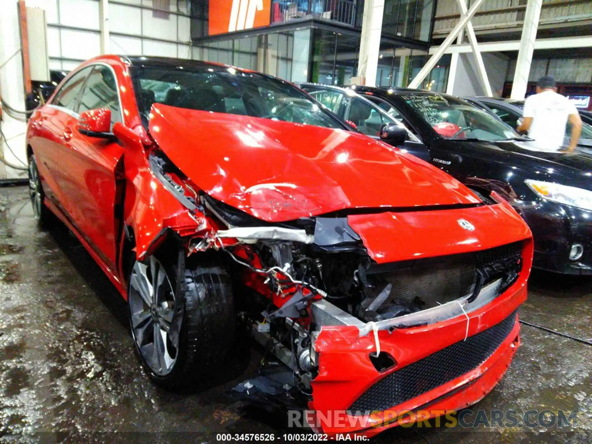 1 Photograph of a damaged car 00DSJ4EB7KN752281 MERCEDES-BENZ CLA 2019