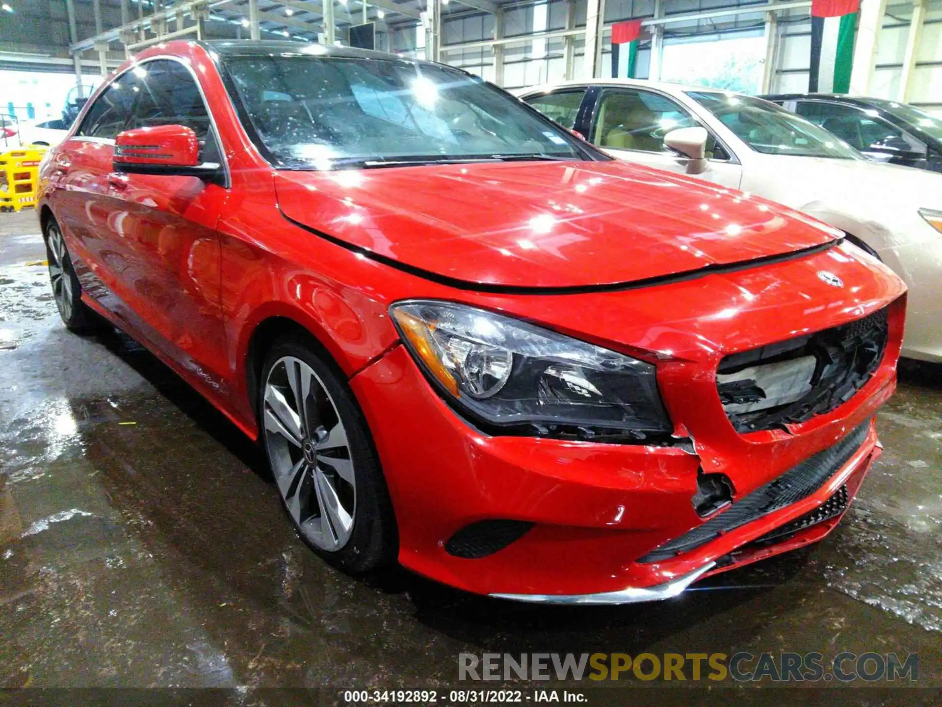 1 Photograph of a damaged car 00DSJ4GB7KN761768 MERCEDES-BENZ CLA 2019