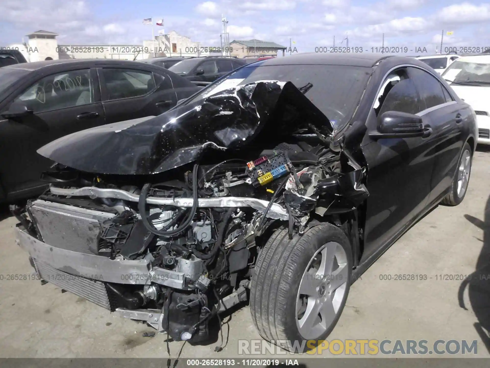 2 Photograph of a damaged car WDDSJ4EB0KN698631 MERCEDES-BENZ CLA 2019