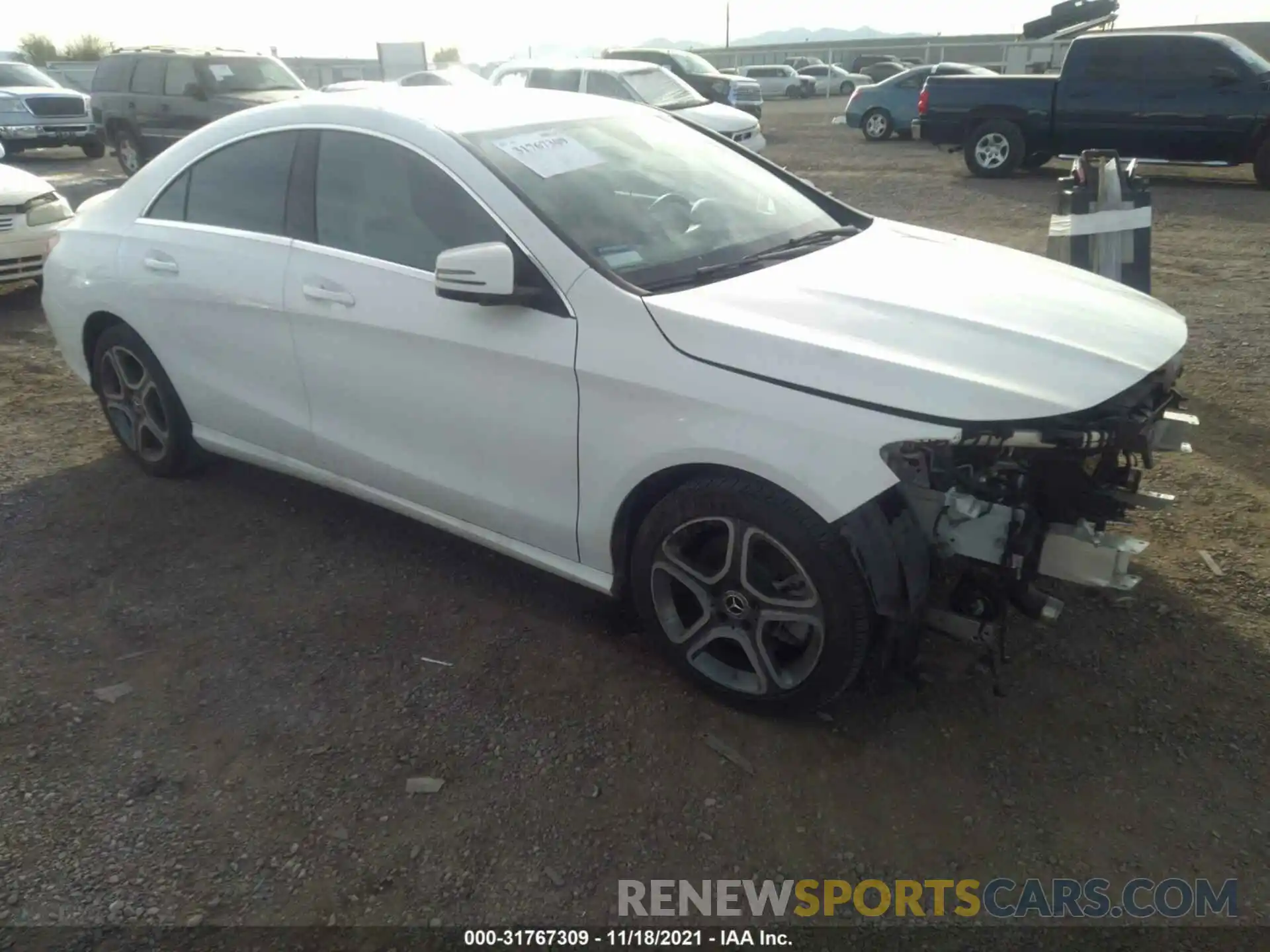 1 Photograph of a damaged car WDDSJ4EB0KN720787 MERCEDES-BENZ CLA 2019