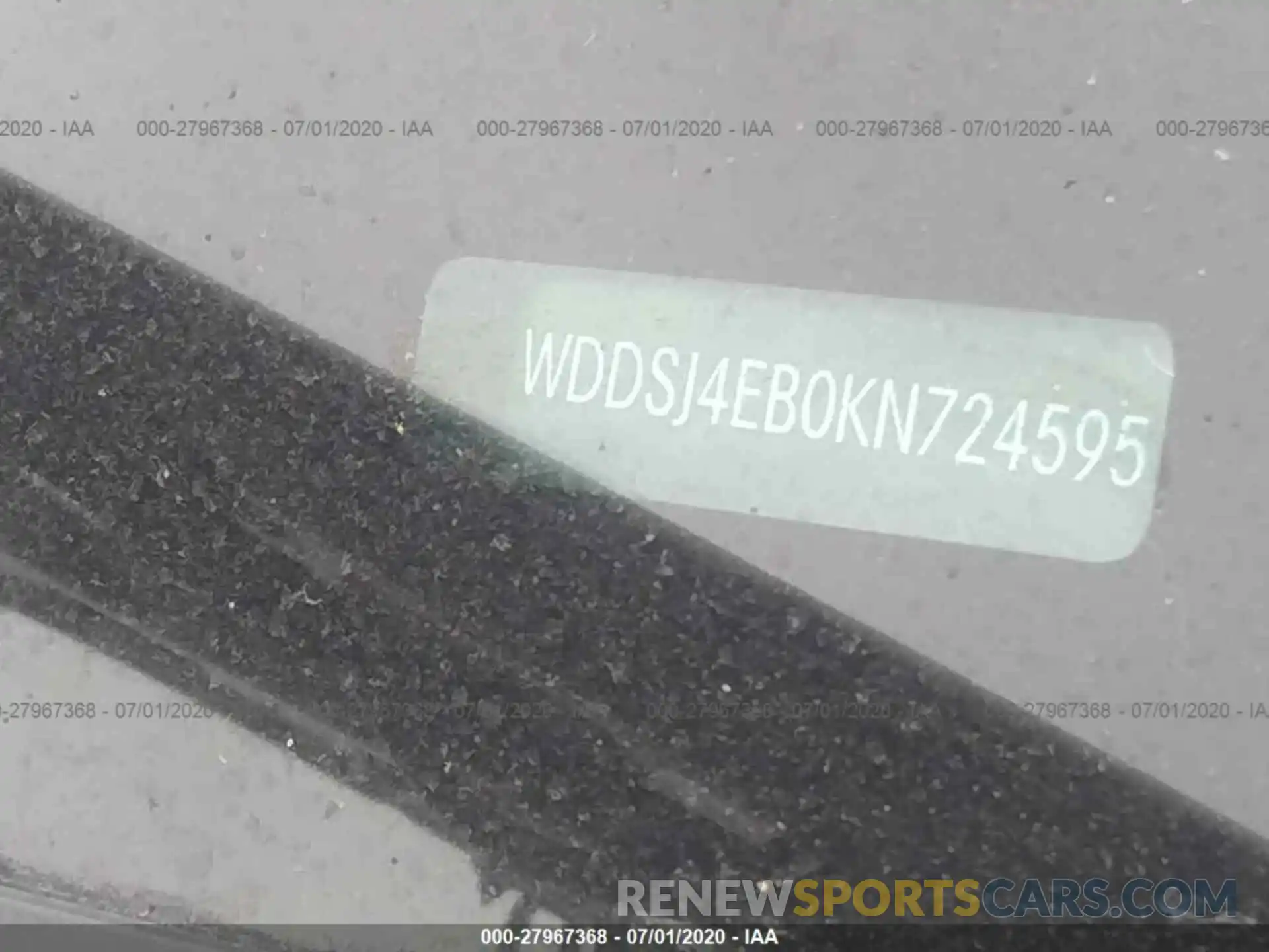 9 Фотография поврежденного автомобиля WDDSJ4EB0KN724595 MERCEDES-BENZ CLA 2019