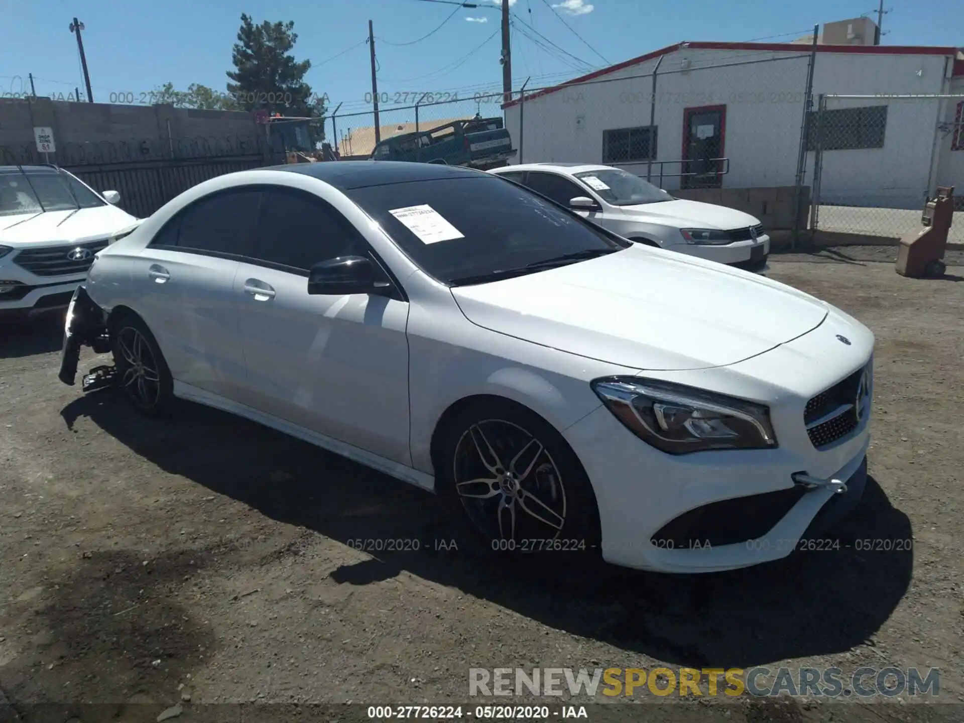 1 Photograph of a damaged car WDDSJ4EB0KN725357 MERCEDES-BENZ CLA 2019