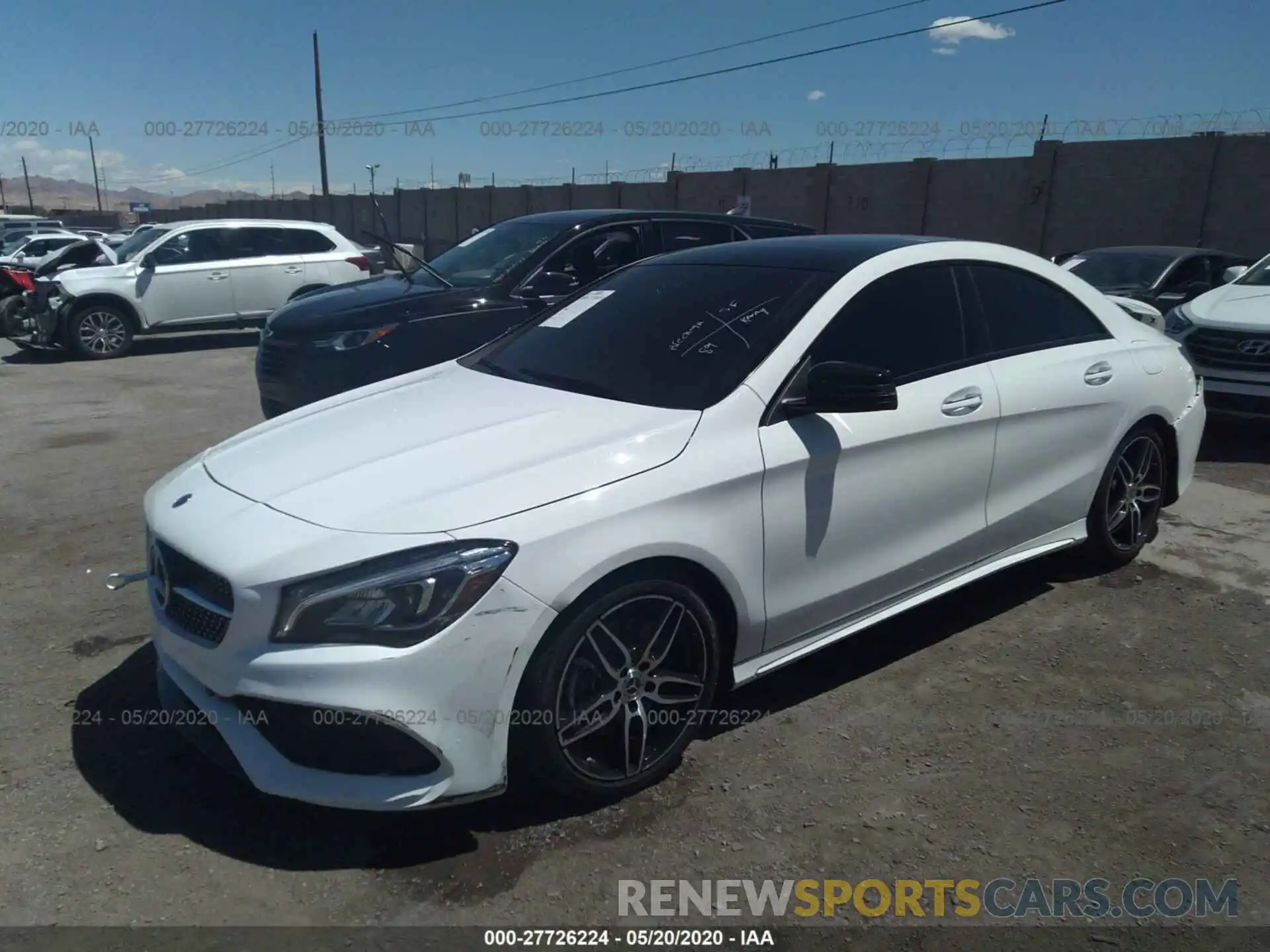 2 Photograph of a damaged car WDDSJ4EB0KN725357 MERCEDES-BENZ CLA 2019