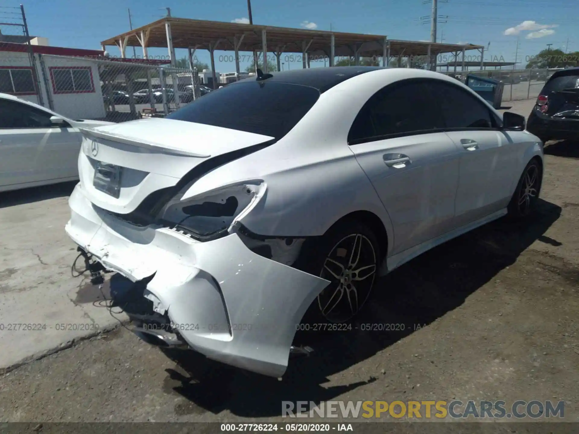 4 Фотография поврежденного автомобиля WDDSJ4EB0KN725357 MERCEDES-BENZ CLA 2019