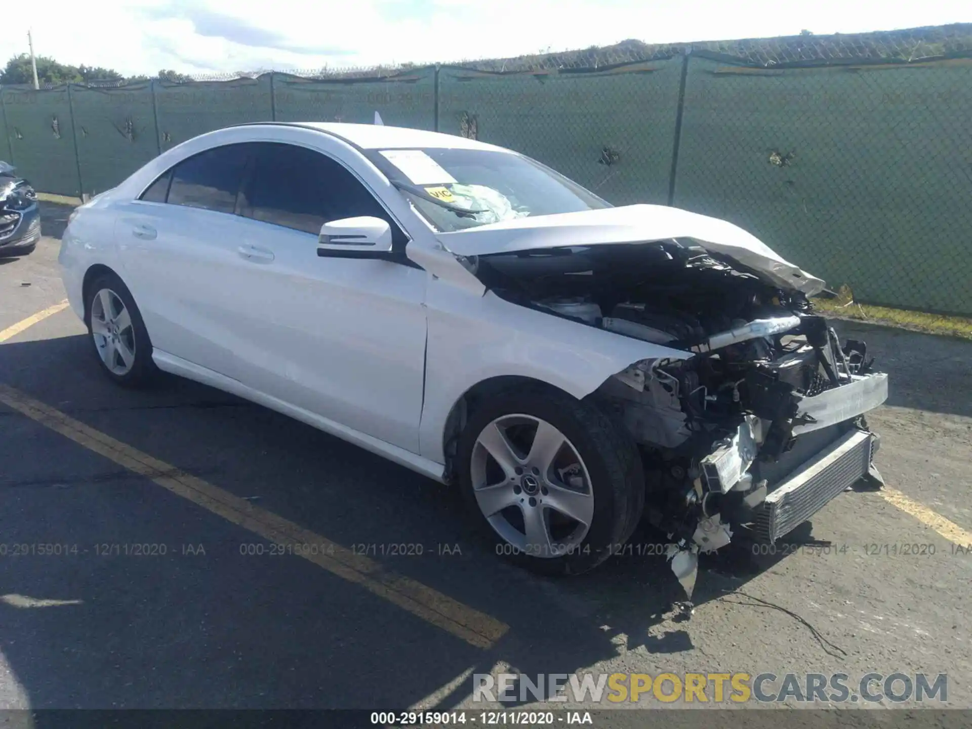 1 Photograph of a damaged car WDDSJ4EB0KN744748 MERCEDES-BENZ CLA 2019