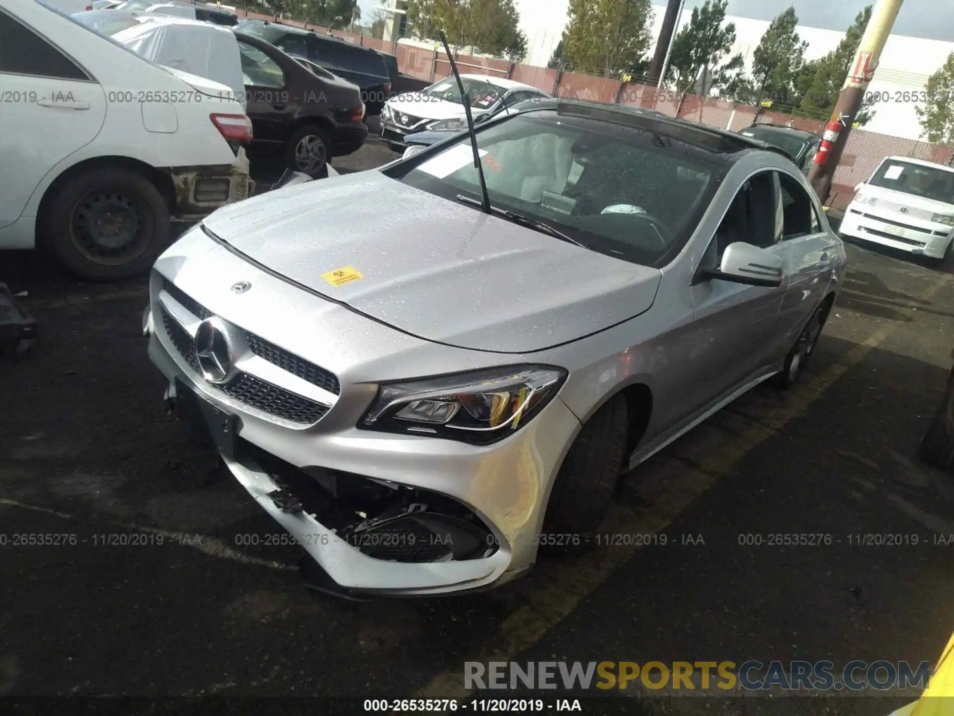 2 Photograph of a damaged car WDDSJ4EB0KN746421 MERCEDES-BENZ CLA 2019