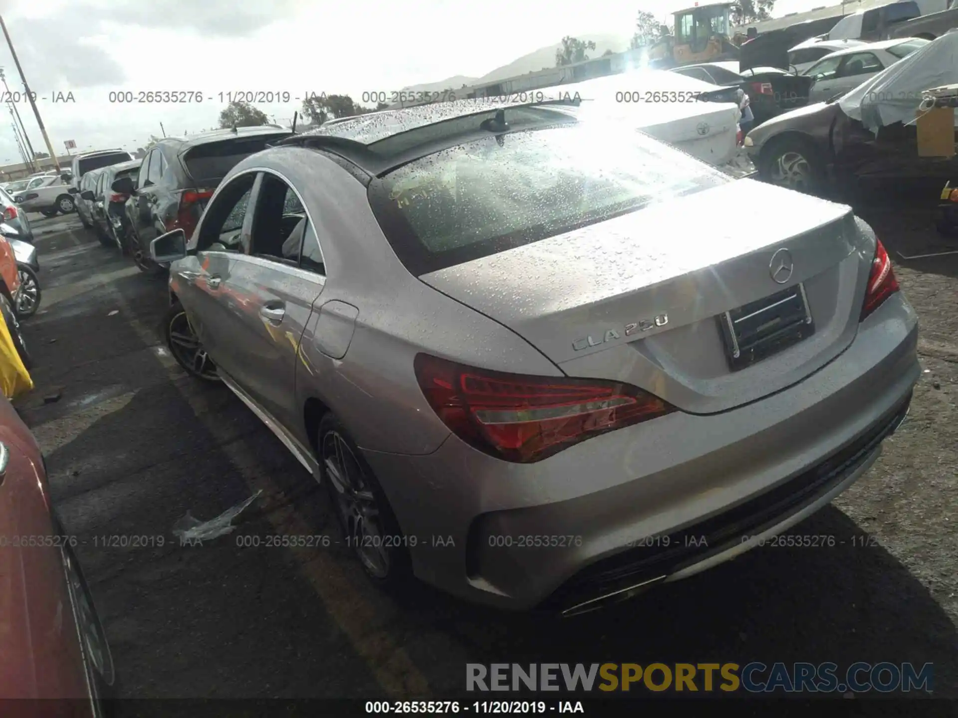 3 Photograph of a damaged car WDDSJ4EB0KN746421 MERCEDES-BENZ CLA 2019