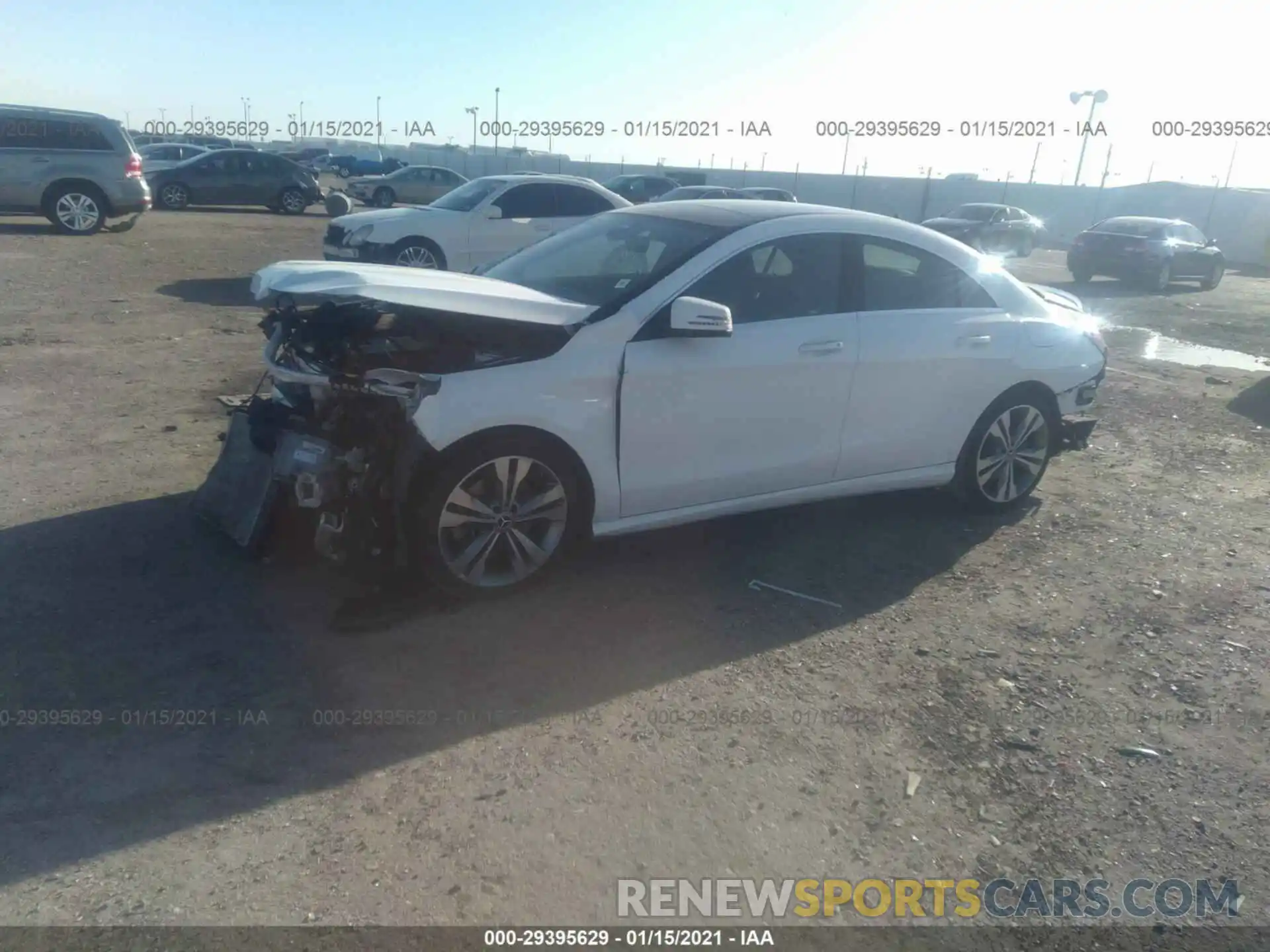 2 Photograph of a damaged car WDDSJ4EB0KN751117 MERCEDES-BENZ CLA 2019