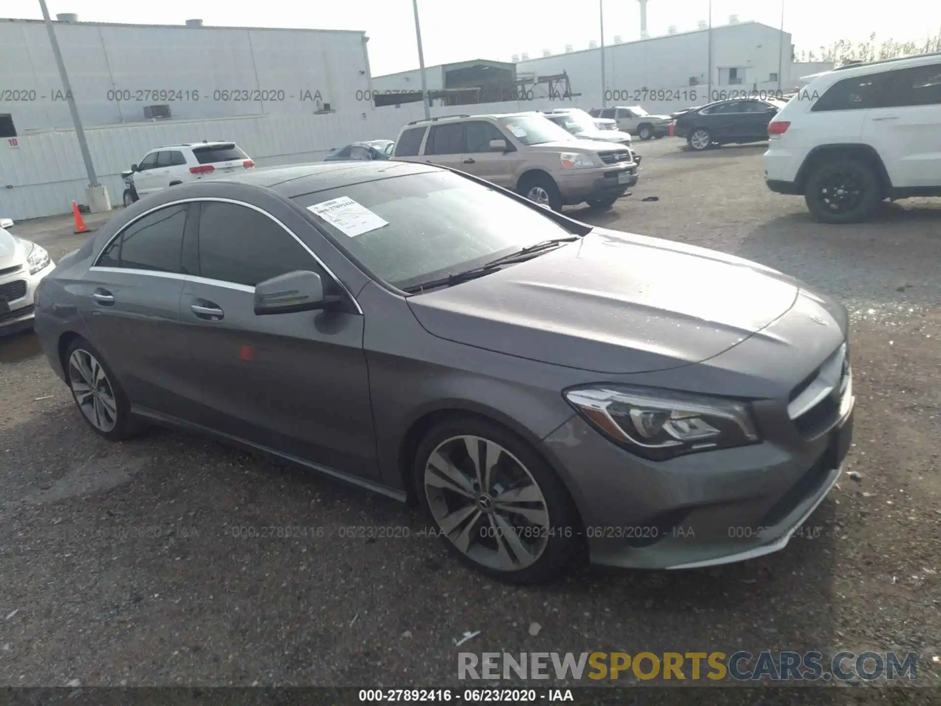 1 Photograph of a damaged car WDDSJ4EB0KN768581 MERCEDES-BENZ CLA 2019