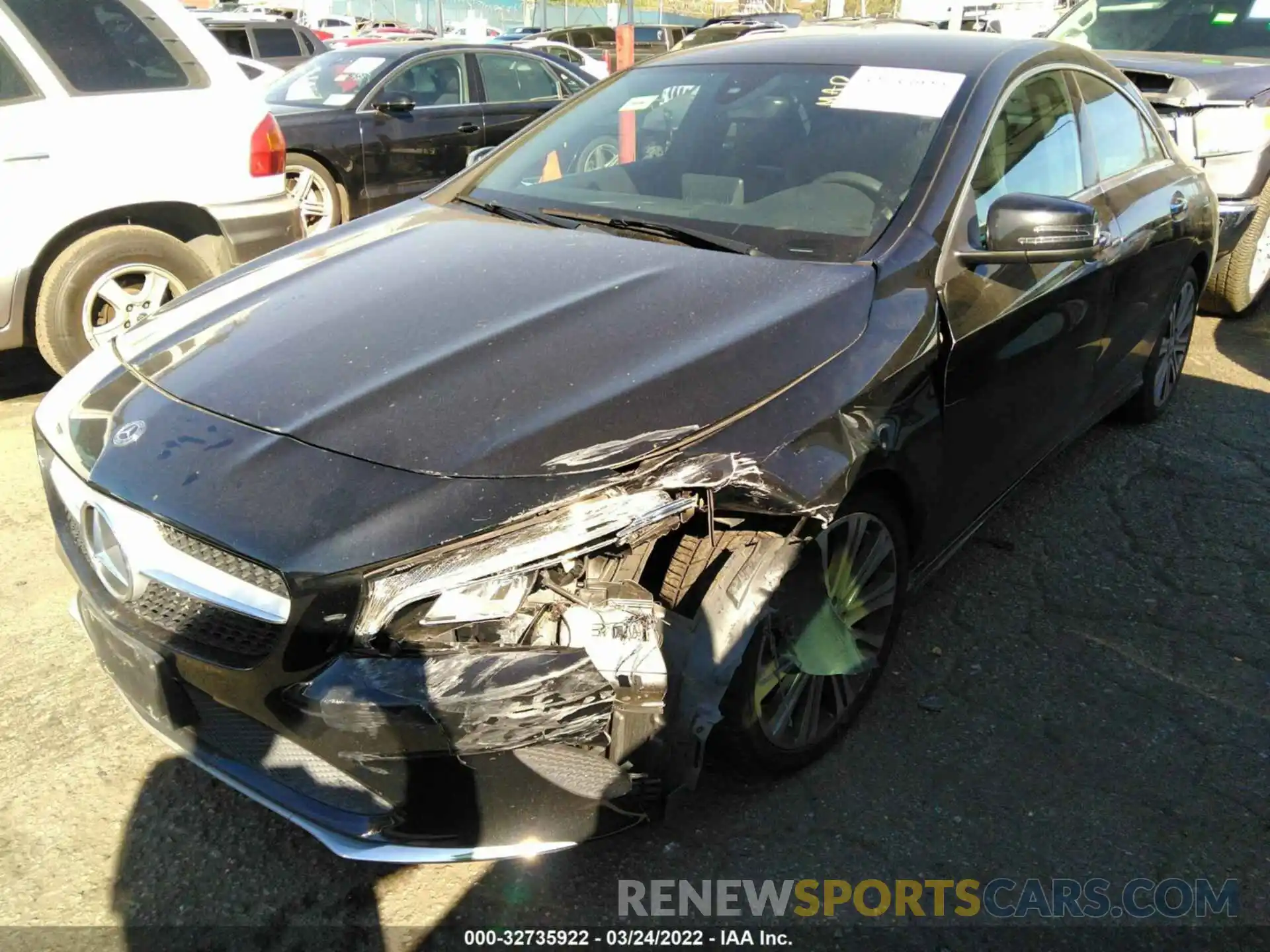 2 Photograph of a damaged car WDDSJ4EB0KN768919 MERCEDES-BENZ CLA 2019