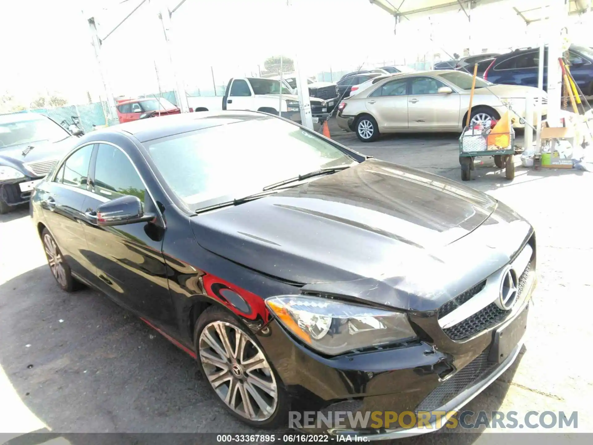 1 Photograph of a damaged car WDDSJ4EB0KN769553 MERCEDES-BENZ CLA 2019