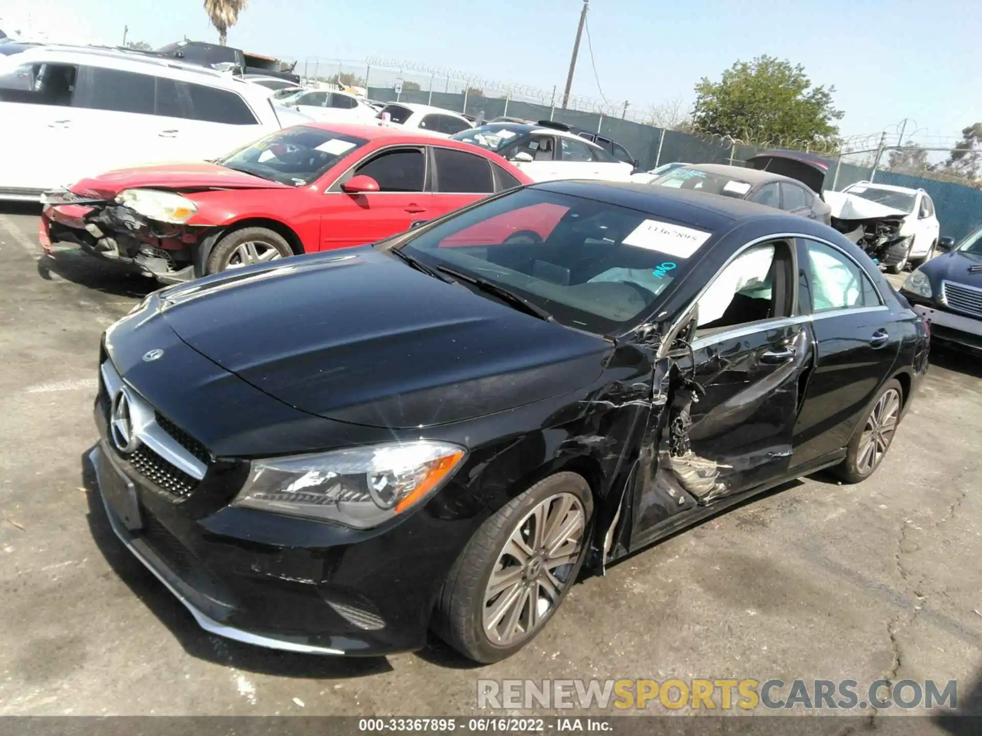 2 Photograph of a damaged car WDDSJ4EB0KN769553 MERCEDES-BENZ CLA 2019