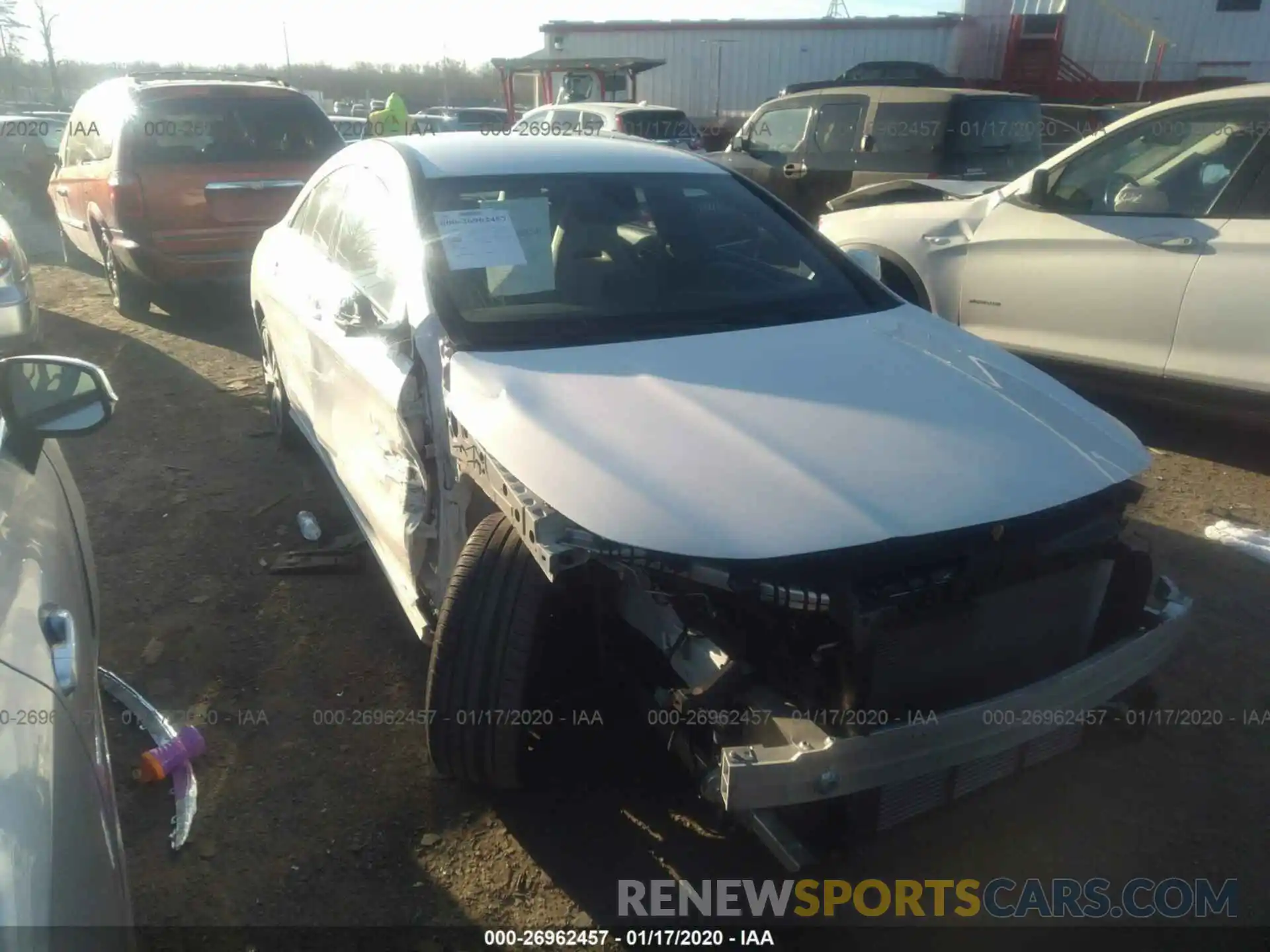 1 Photograph of a damaged car WDDSJ4EB1KN699822 MERCEDES-BENZ CLA 2019