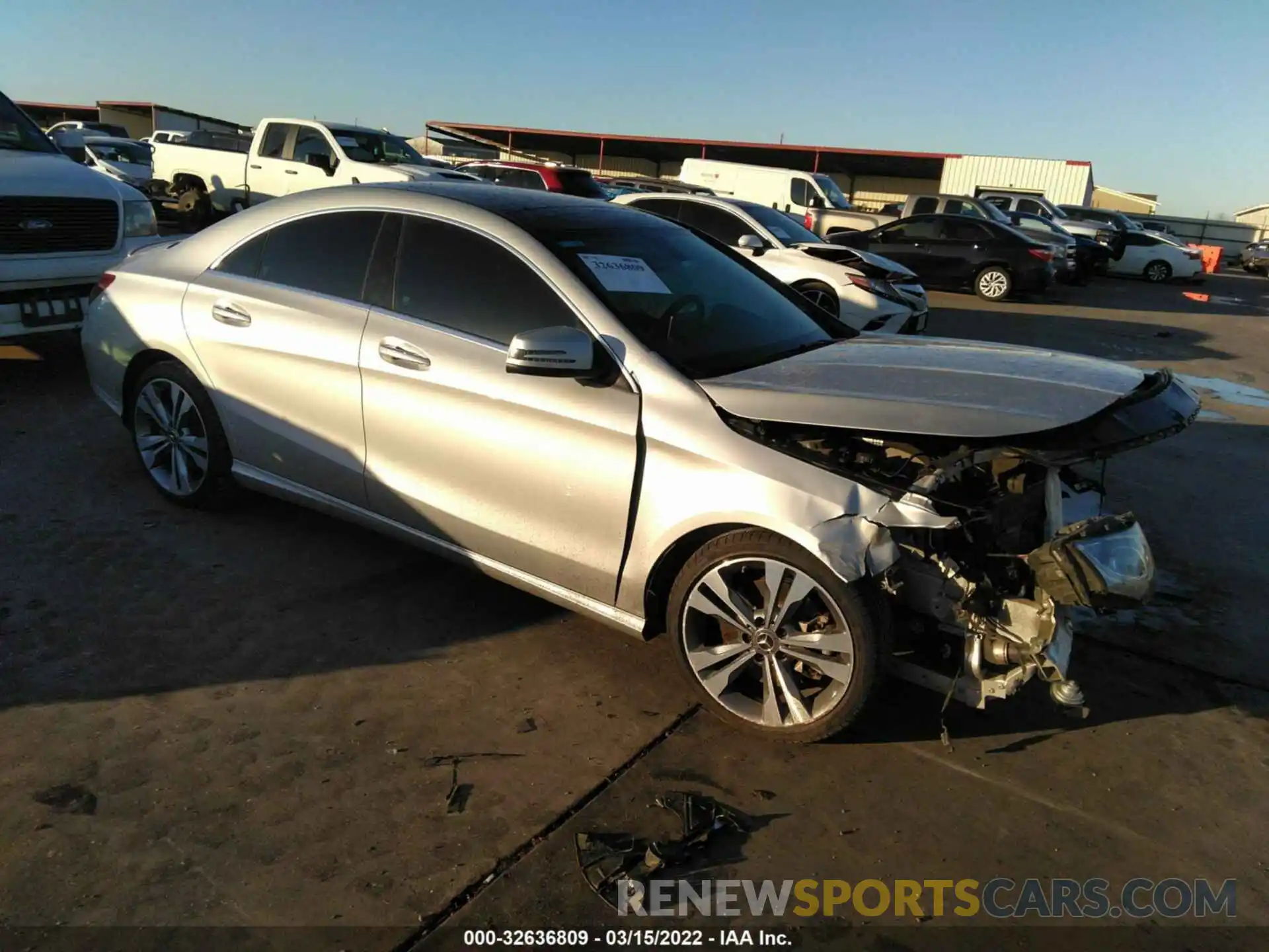 1 Photograph of a damaged car WDDSJ4EB1KN707868 MERCEDES-BENZ CLA 2019