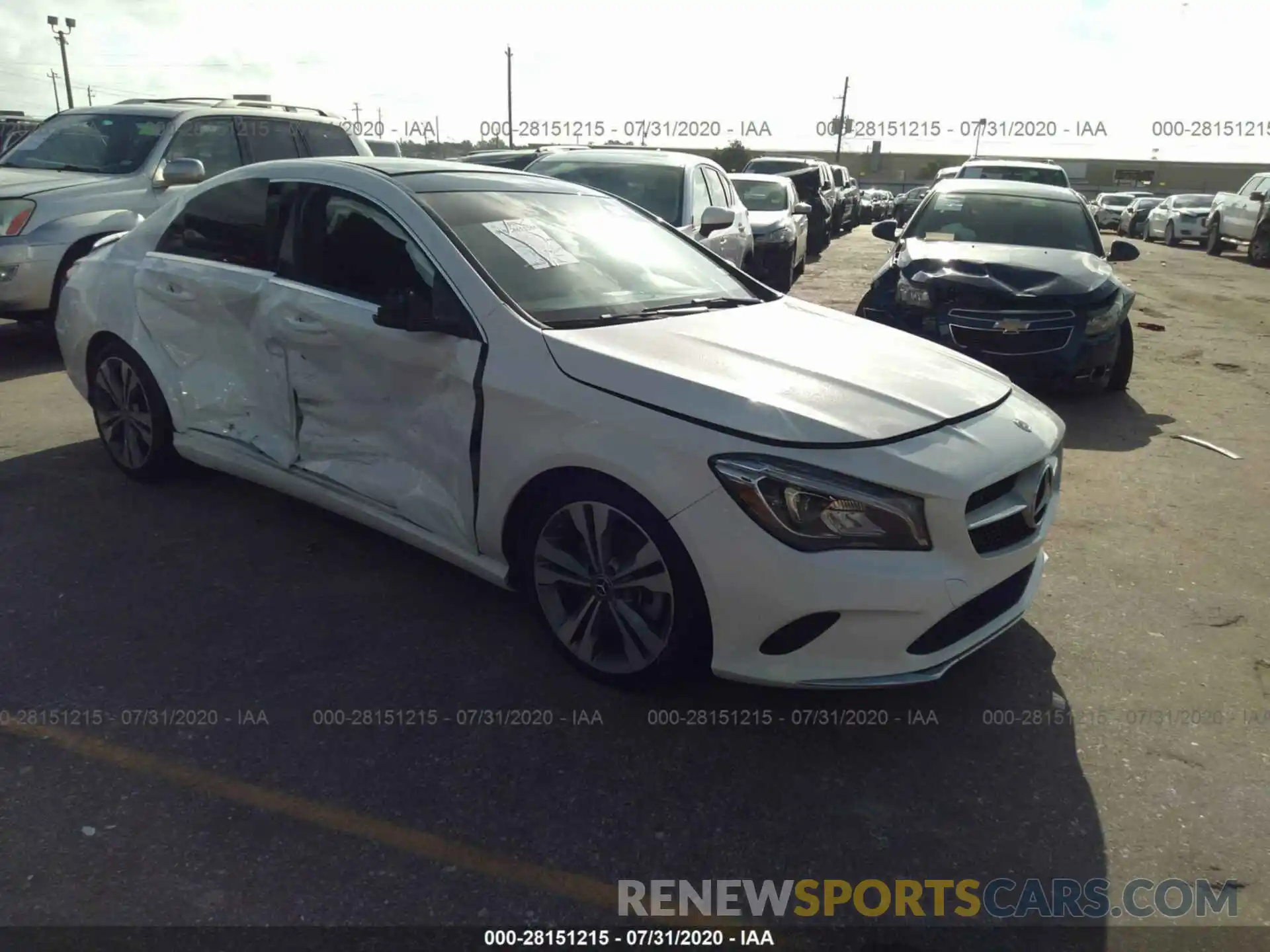 1 Photograph of a damaged car WDDSJ4EB1KN719681 MERCEDES-BENZ CLA 2019