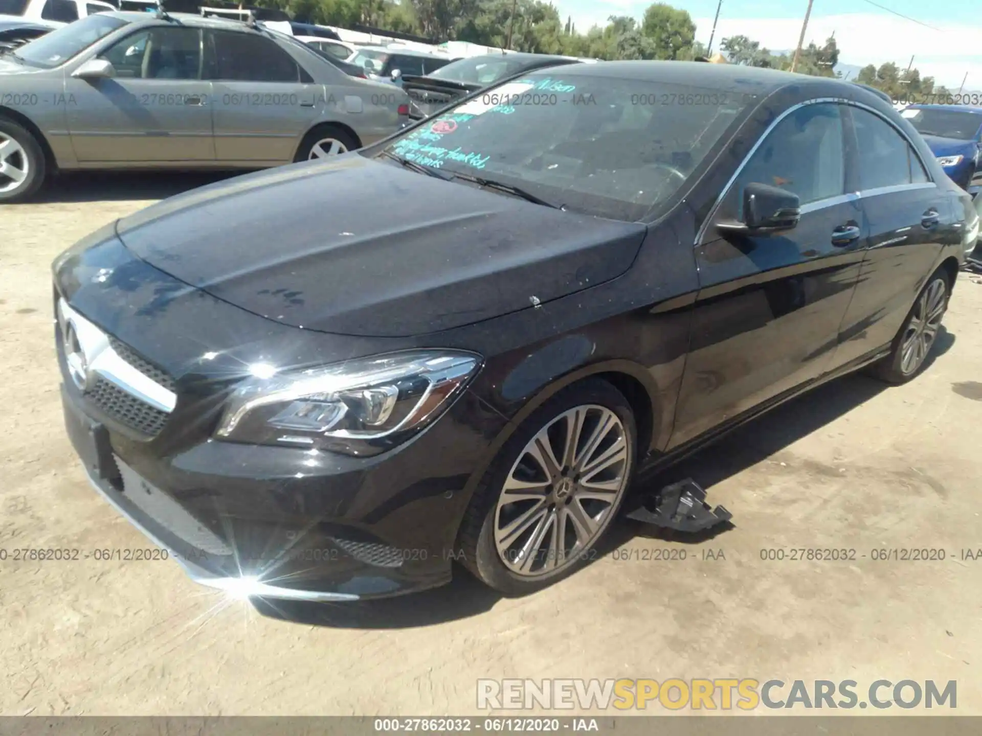 2 Фотография поврежденного автомобиля WDDSJ4EB1KN728414 MERCEDES-BENZ CLA 2019