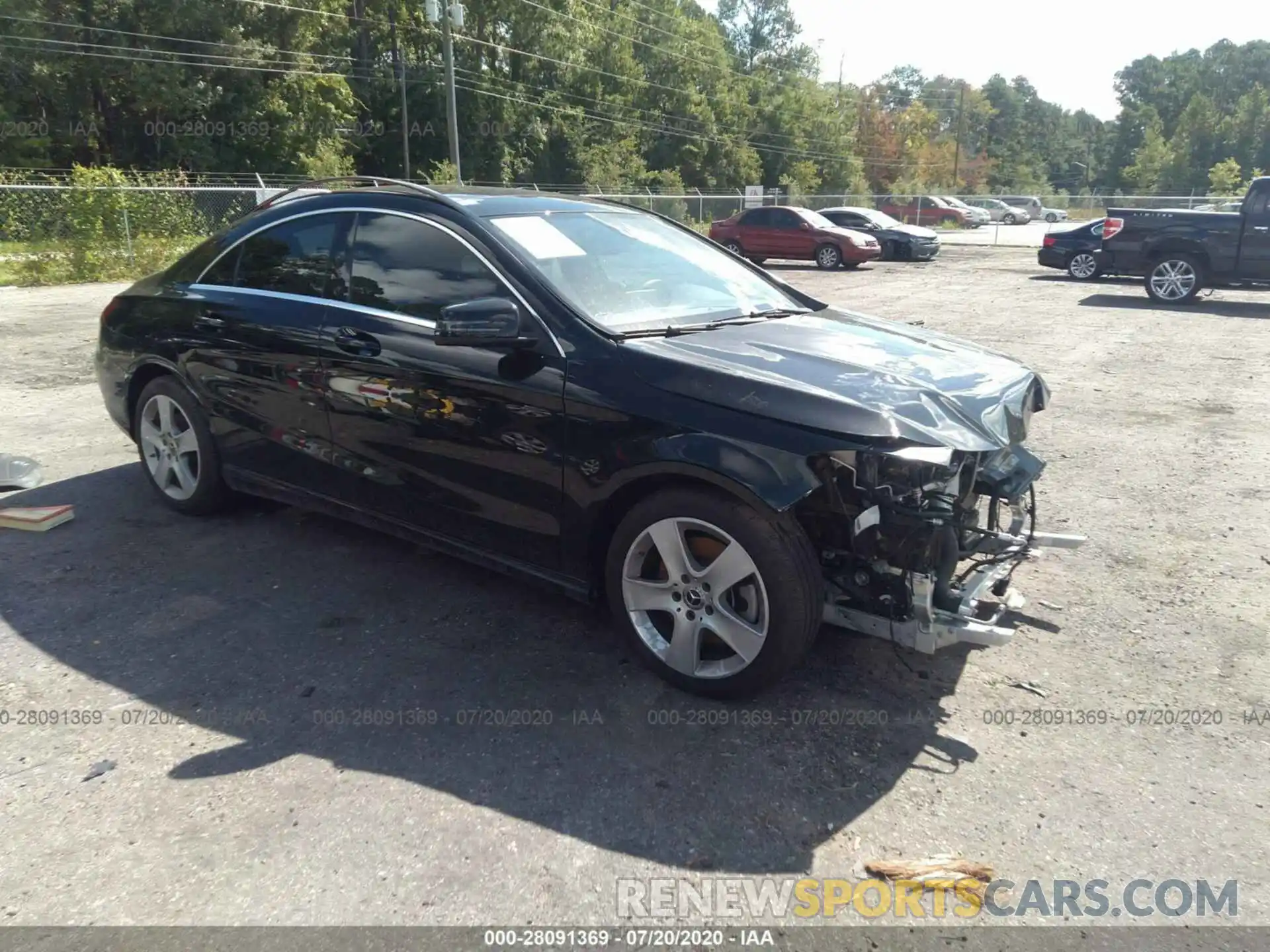 1 Photograph of a damaged car WDDSJ4EB1KN736304 MERCEDES-BENZ CLA 2019