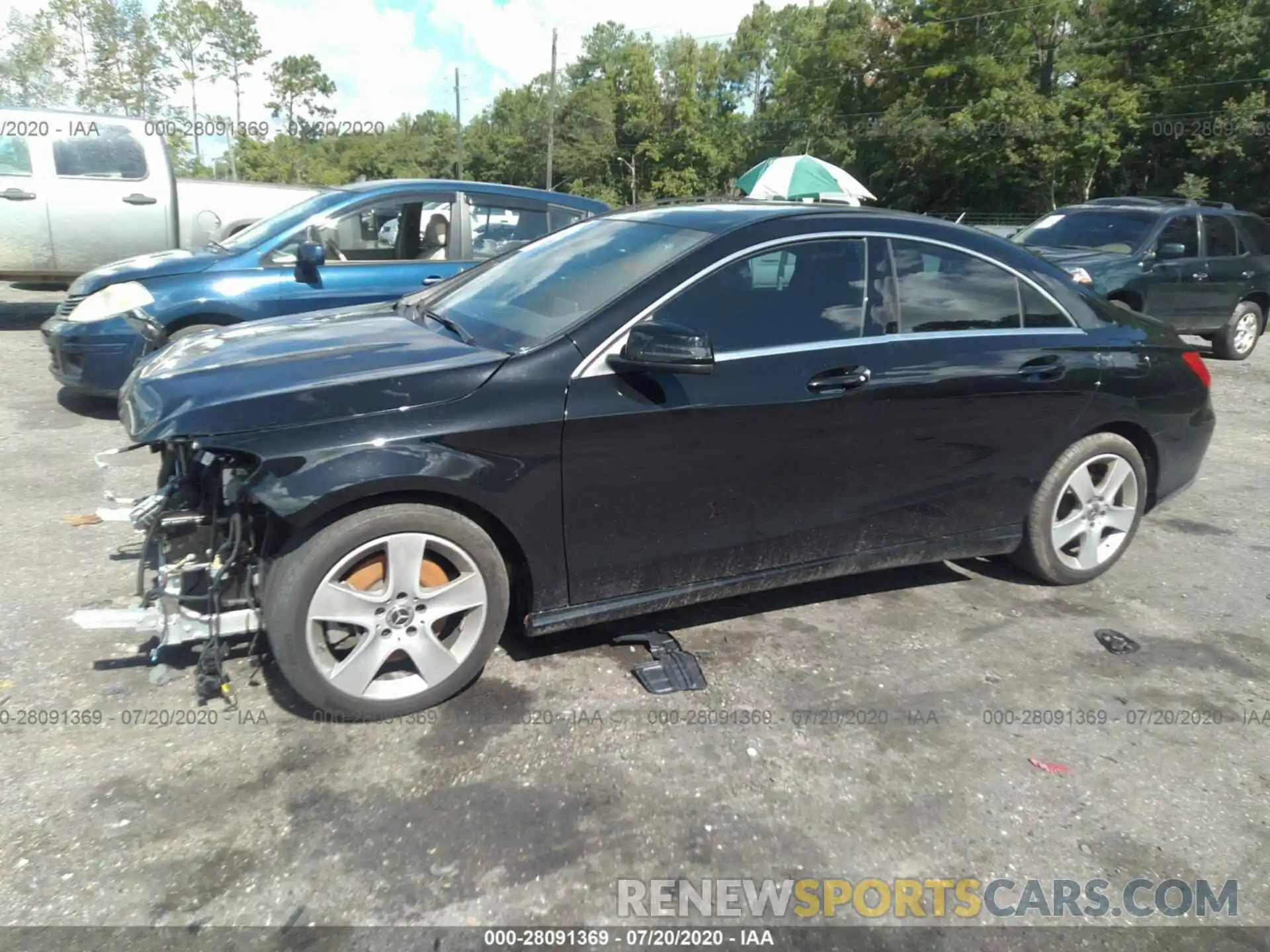 2 Photograph of a damaged car WDDSJ4EB1KN736304 MERCEDES-BENZ CLA 2019