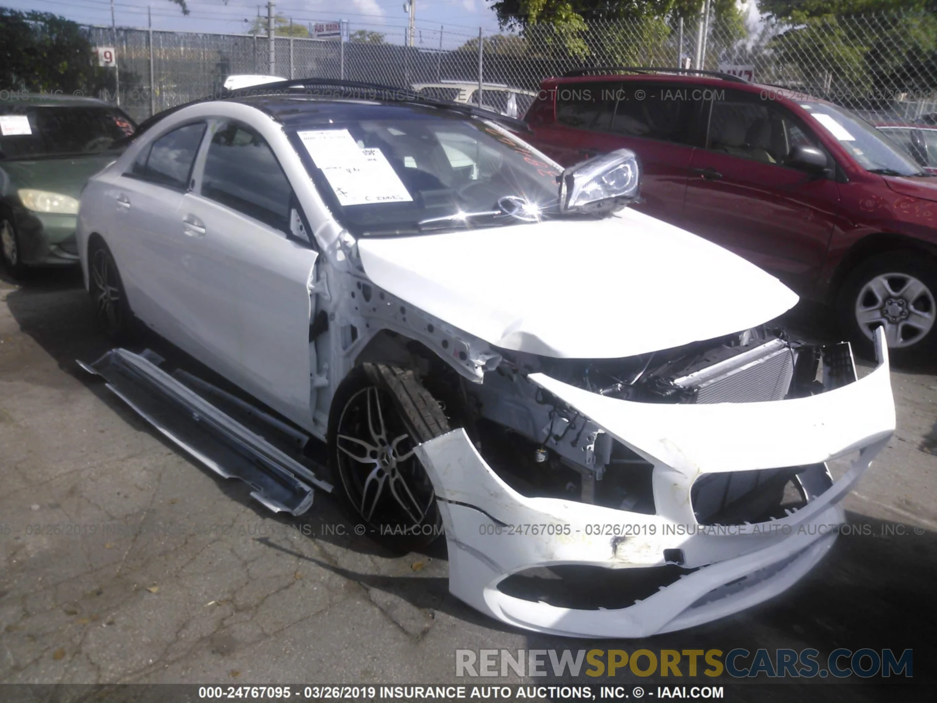 1 Photograph of a damaged car WDDSJ4EB1KN738442 MERCEDES-BENZ CLA 2019