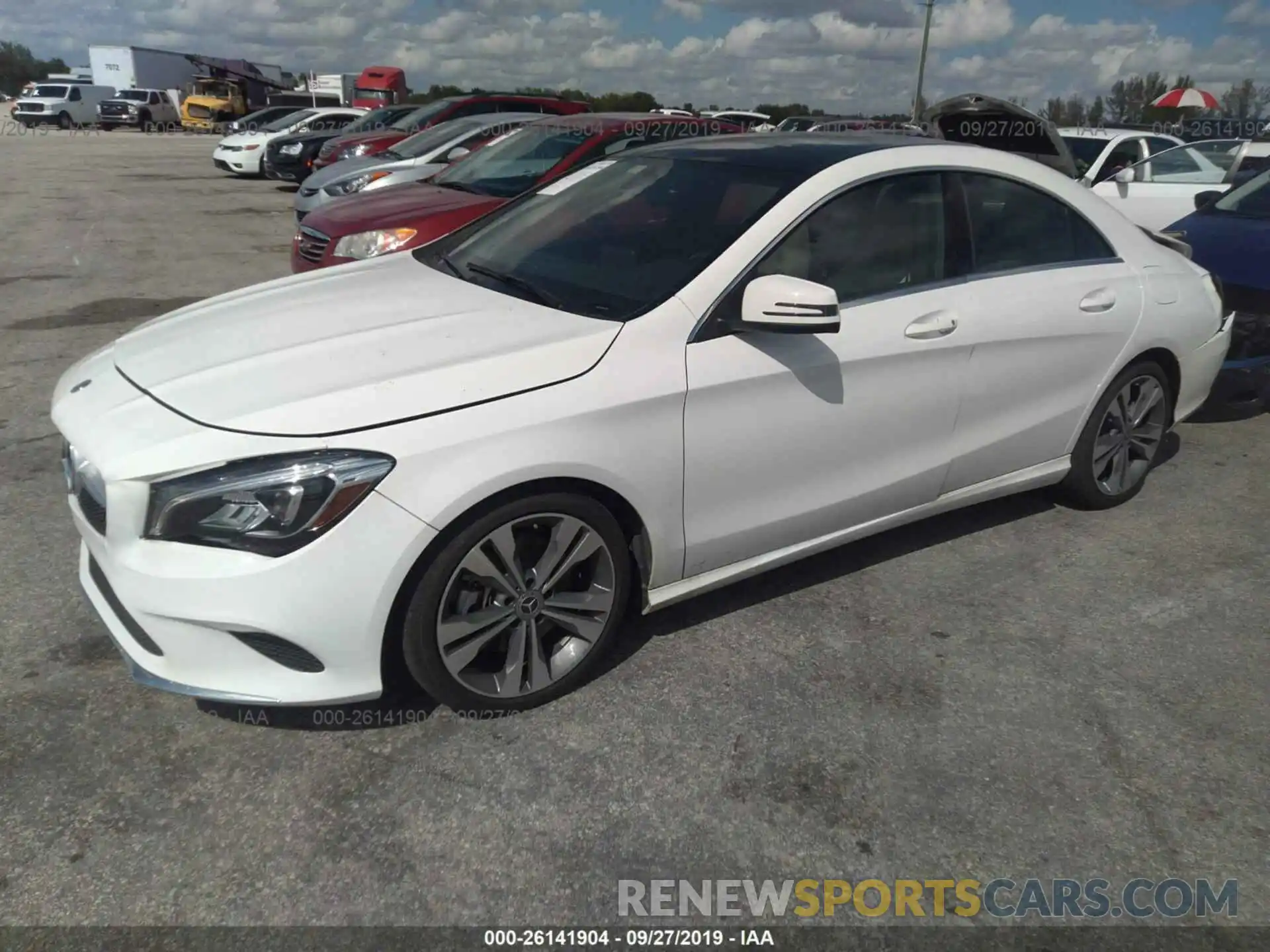 2 Photograph of a damaged car WDDSJ4EB1KN740806 MERCEDES-BENZ CLA 2019