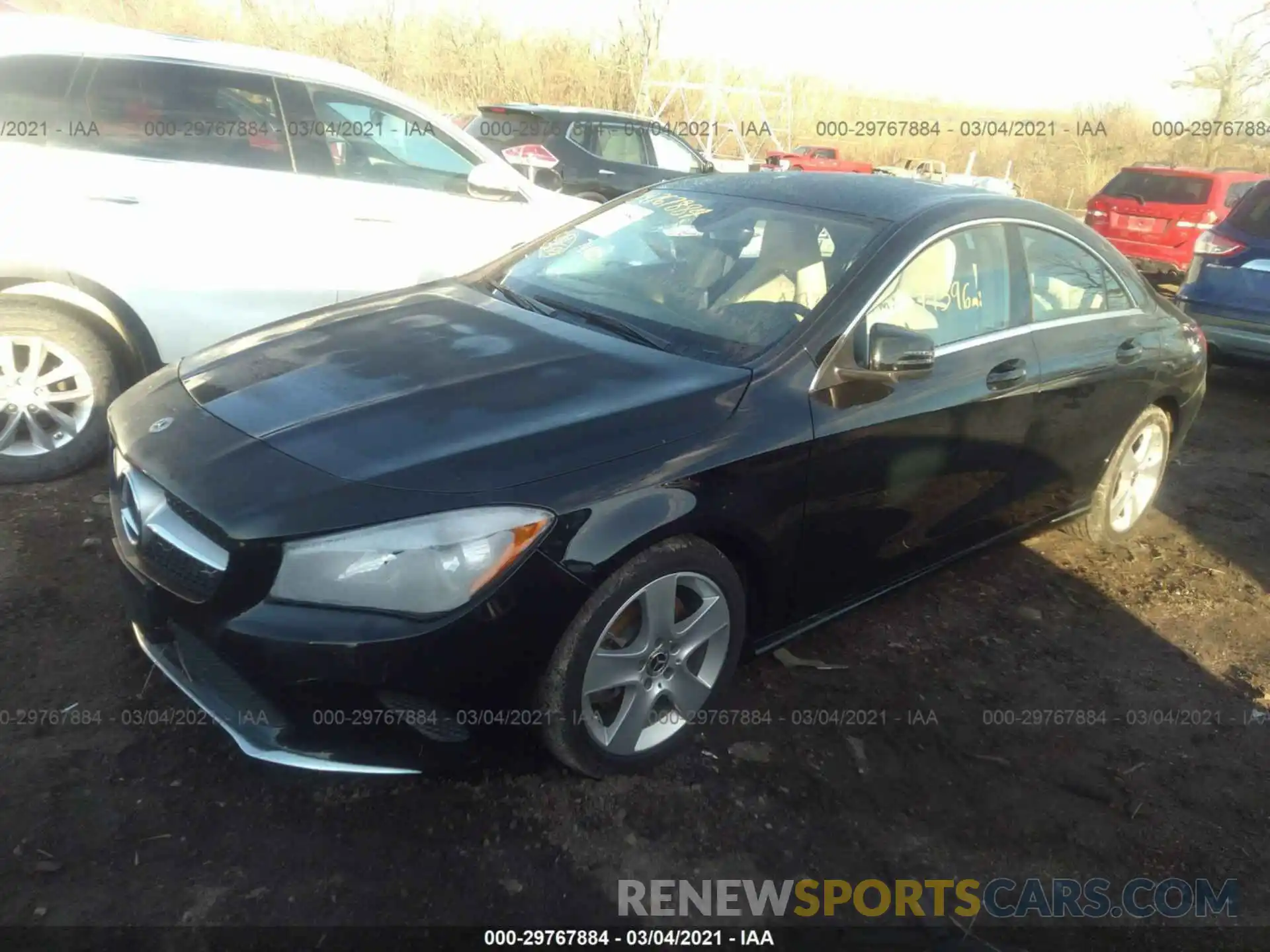 2 Photograph of a damaged car WDDSJ4EB1KN744628 MERCEDES-BENZ CLA 2019