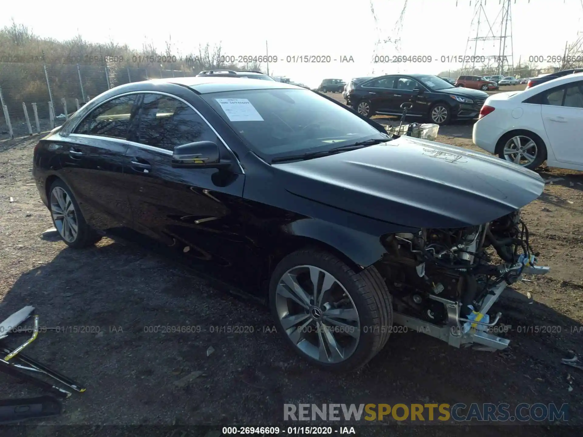 1 Photograph of a damaged car WDDSJ4EB1KN745133 MERCEDES-BENZ CLA 2019