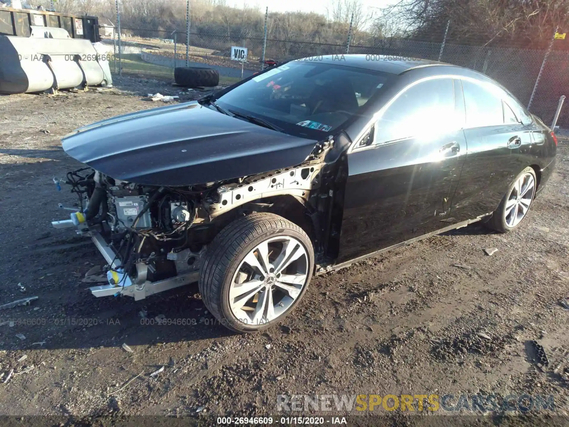 2 Photograph of a damaged car WDDSJ4EB1KN745133 MERCEDES-BENZ CLA 2019