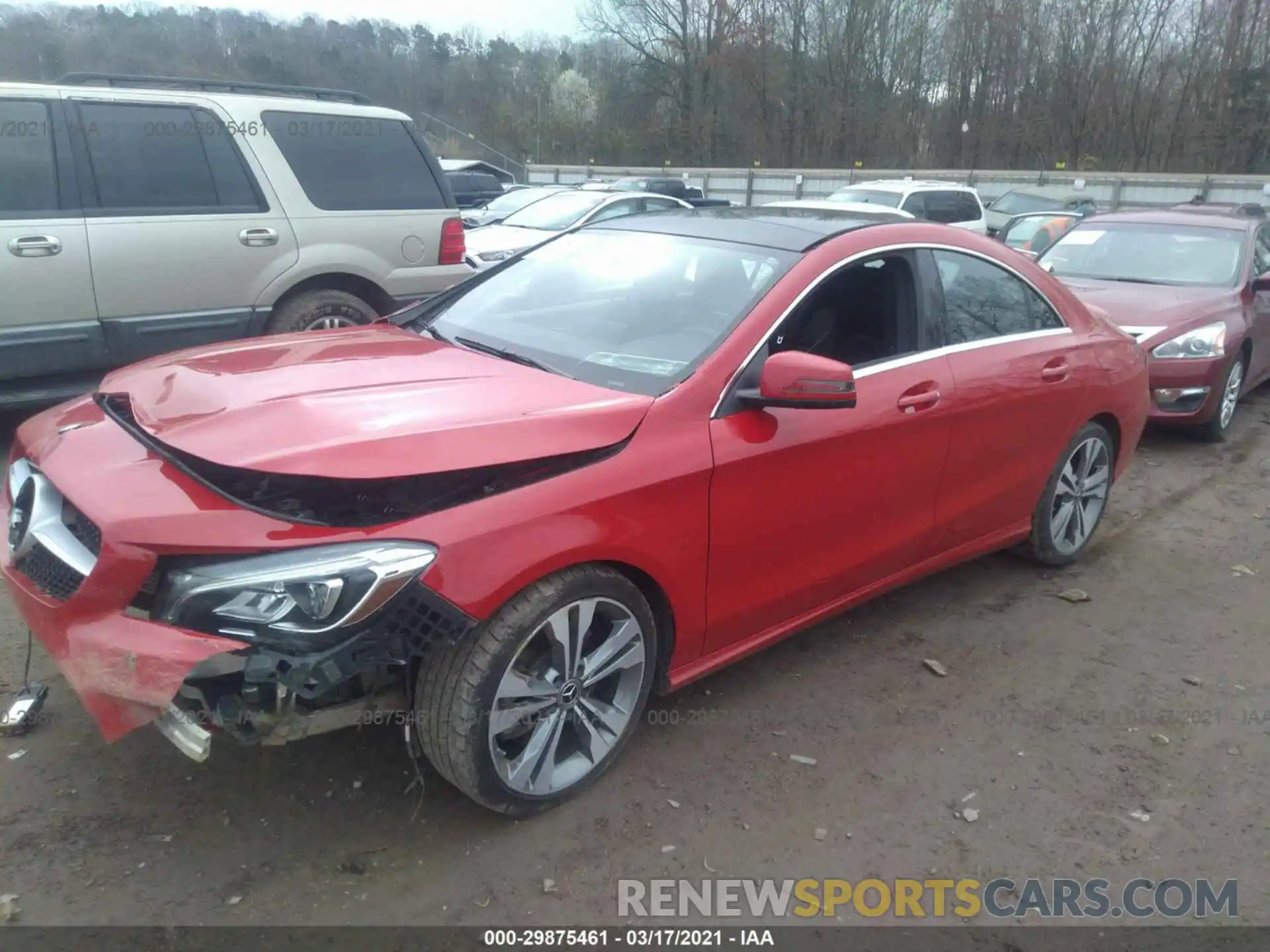 2 Photograph of a damaged car WDDSJ4EB1KN749117 MERCEDES-BENZ CLA 2019