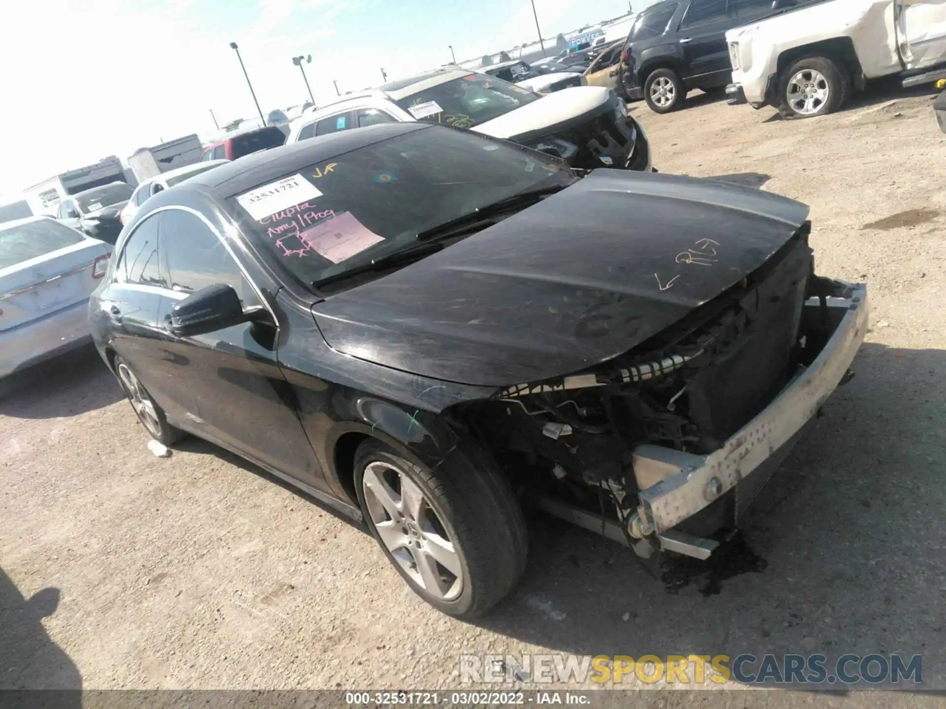 1 Photograph of a damaged car WDDSJ4EB2KN702436 MERCEDES-BENZ CLA 2019