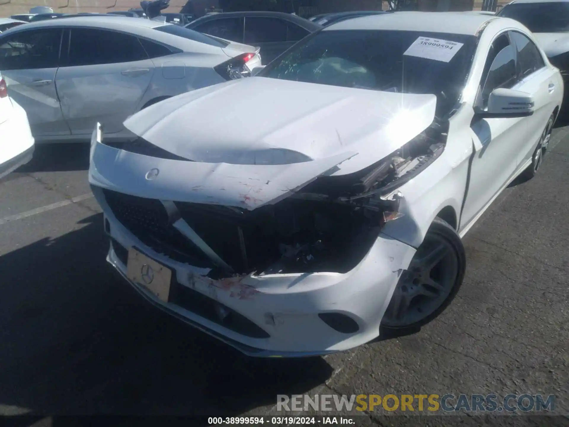 6 Photograph of a damaged car WDDSJ4EB2KN704736 MERCEDES-BENZ CLA 2019