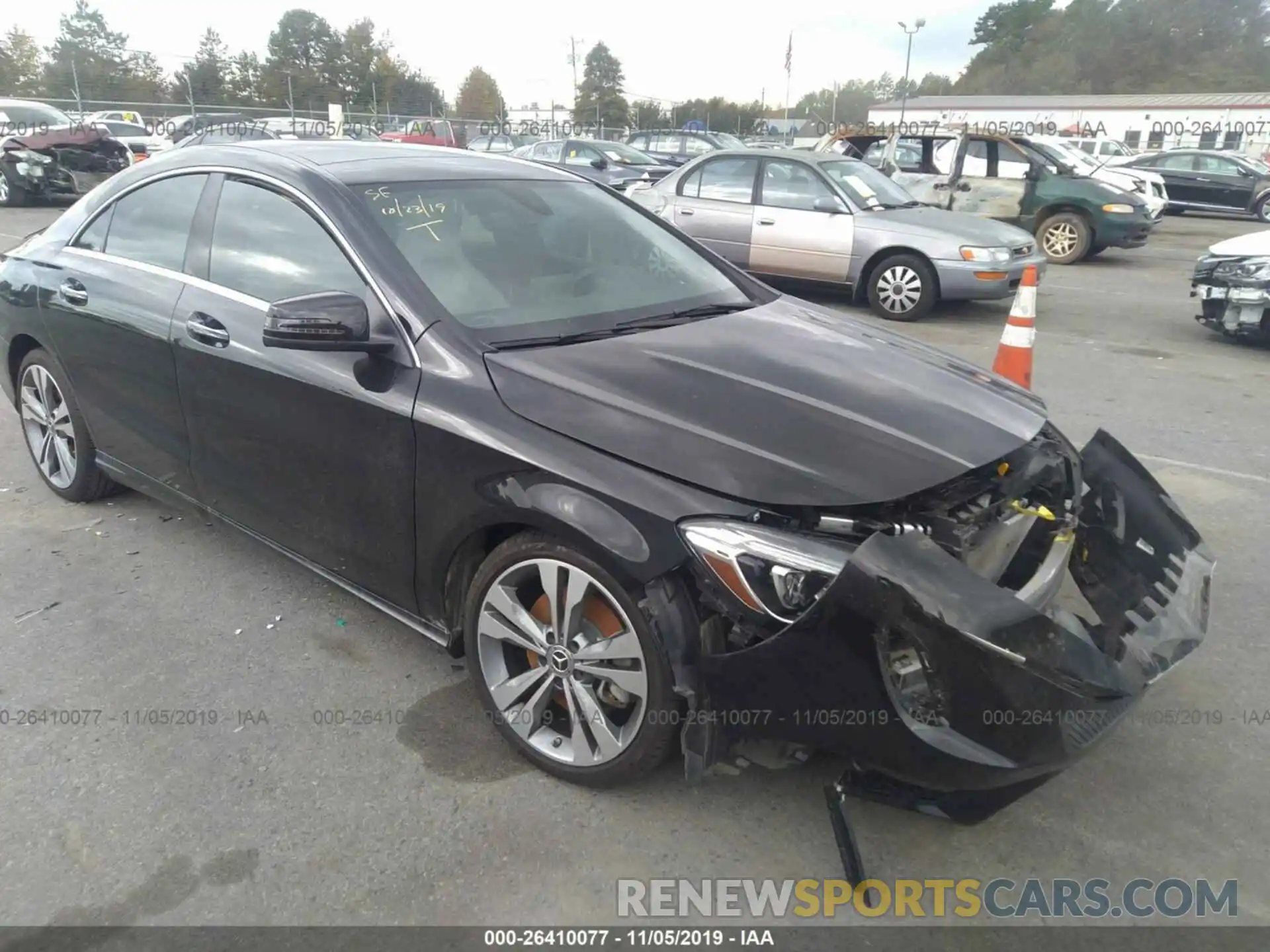 1 Photograph of a damaged car WDDSJ4EB2KN721925 MERCEDES-BENZ CLA 2019