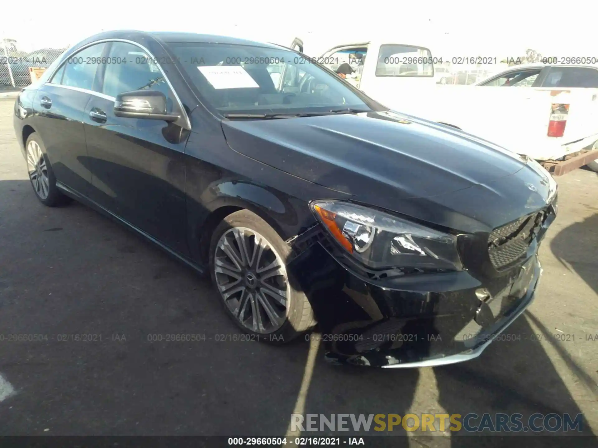 1 Photograph of a damaged car WDDSJ4EB2KN735422 MERCEDES-BENZ CLA 2019