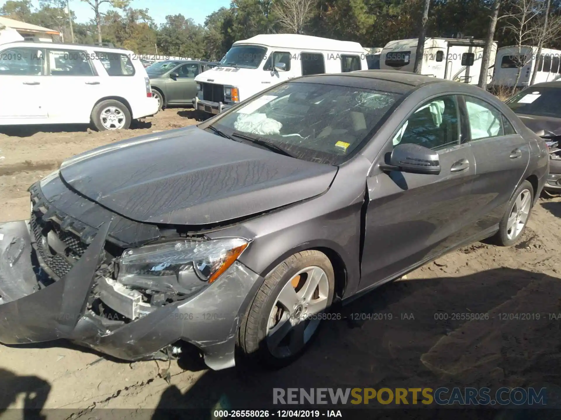 2 Photograph of a damaged car WDDSJ4EB2KN736425 MERCEDES-BENZ CLA 2019