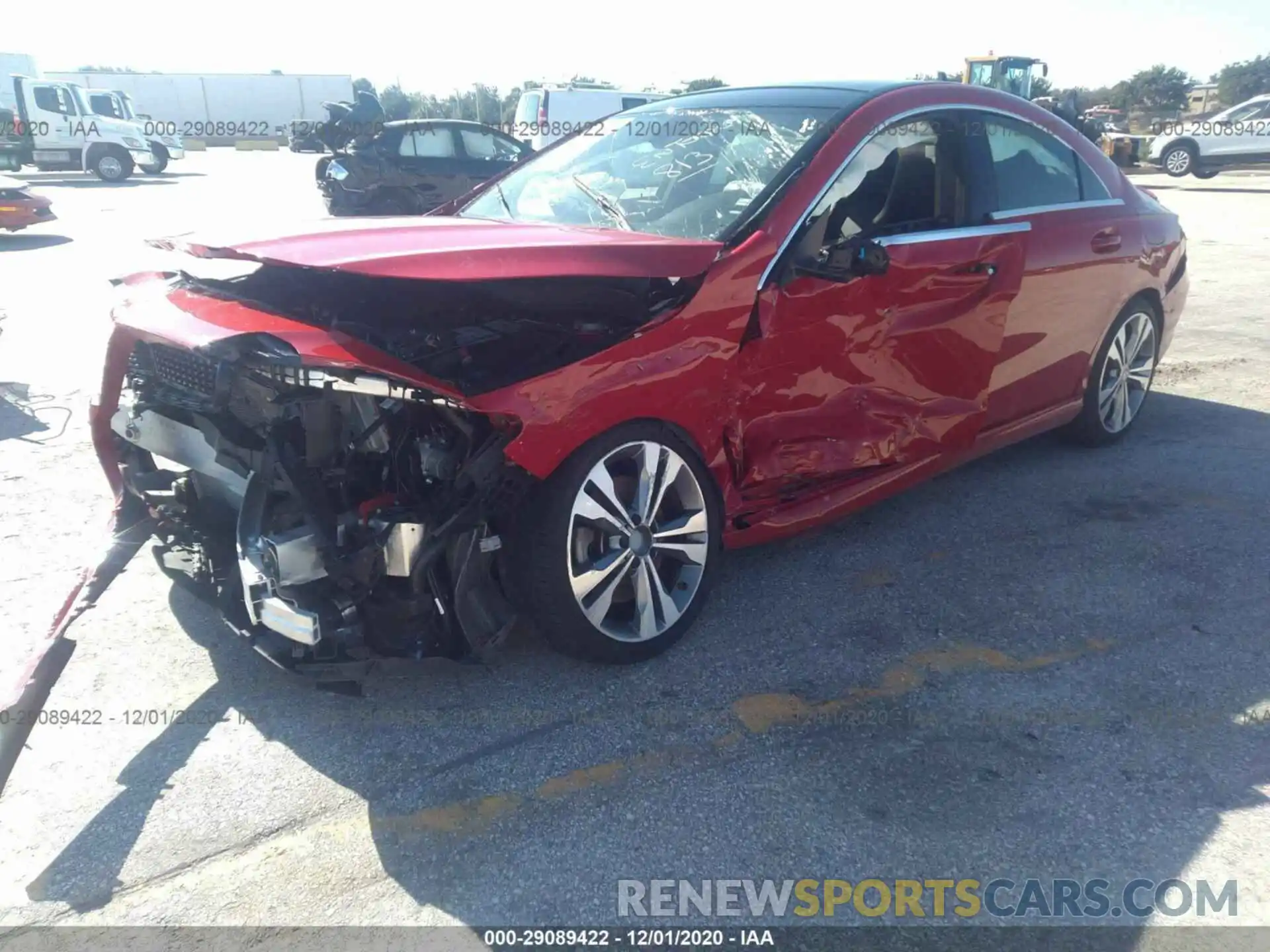 2 Photograph of a damaged car WDDSJ4EB3KN699319 MERCEDES-BENZ CLA 2019