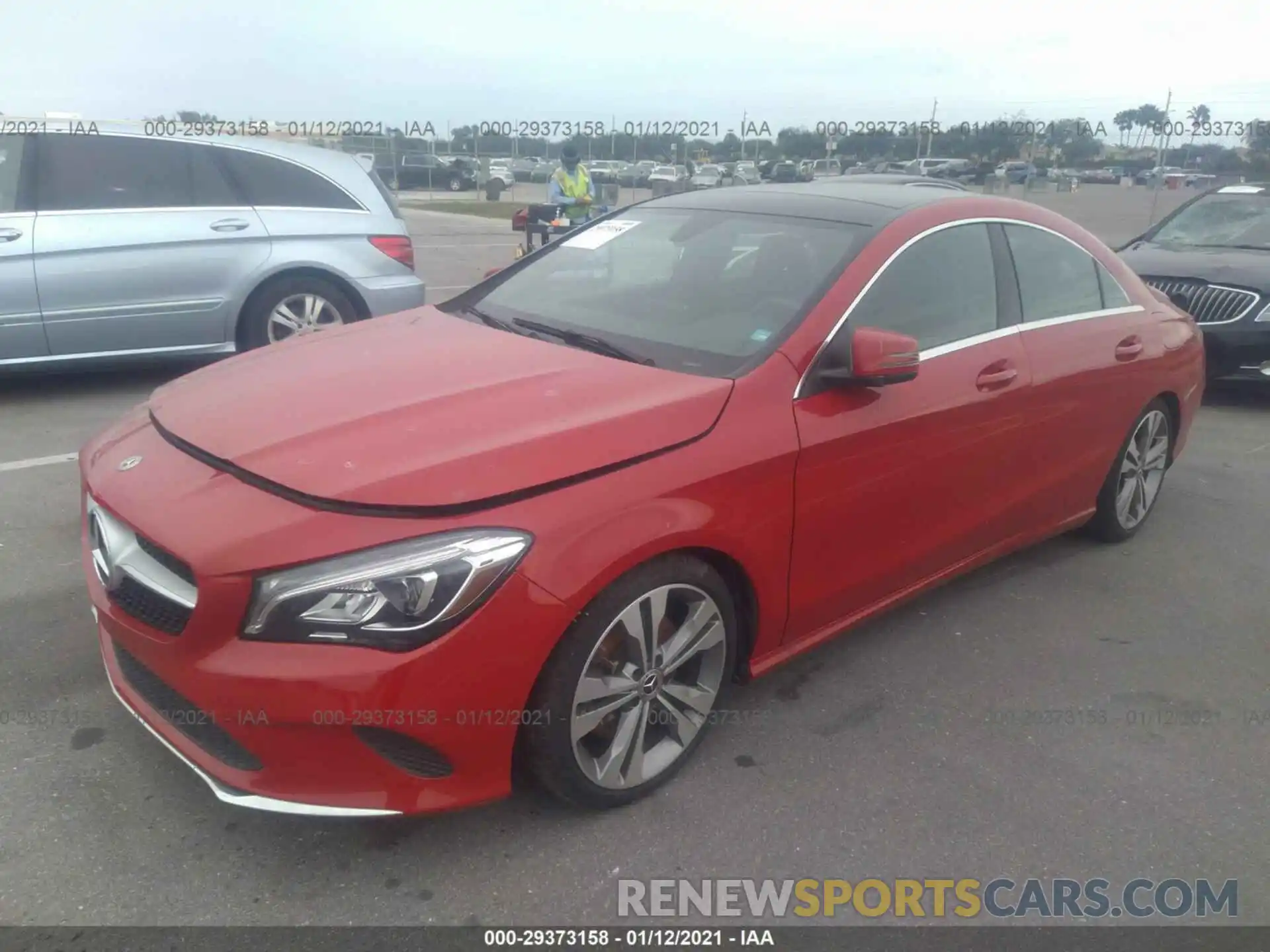 2 Photograph of a damaged car WDDSJ4EB3KN703515 MERCEDES-BENZ CLA 2019