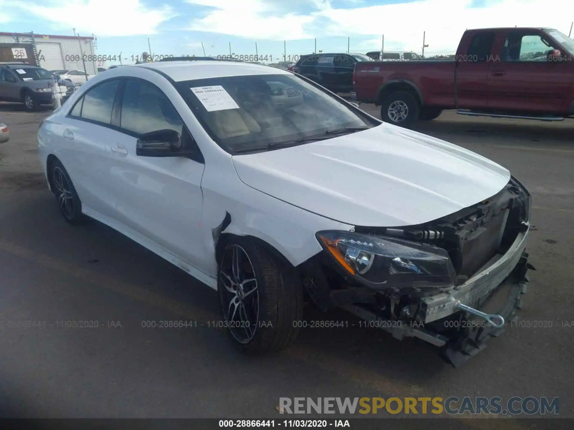 1 Photograph of a damaged car WDDSJ4EB3KN721464 MERCEDES-BENZ CLA 2019