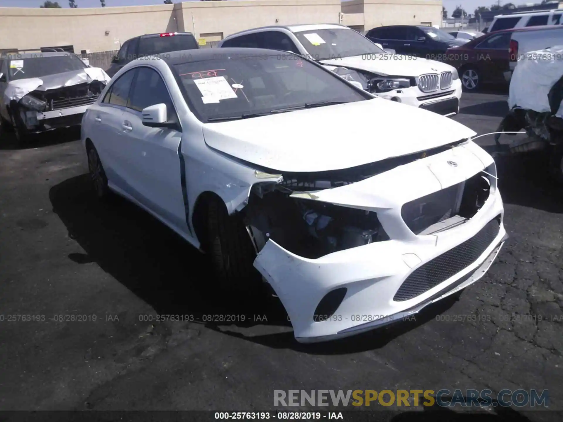 1 Photograph of a damaged car WDDSJ4EB3KN740063 MERCEDES-BENZ CLA 2019