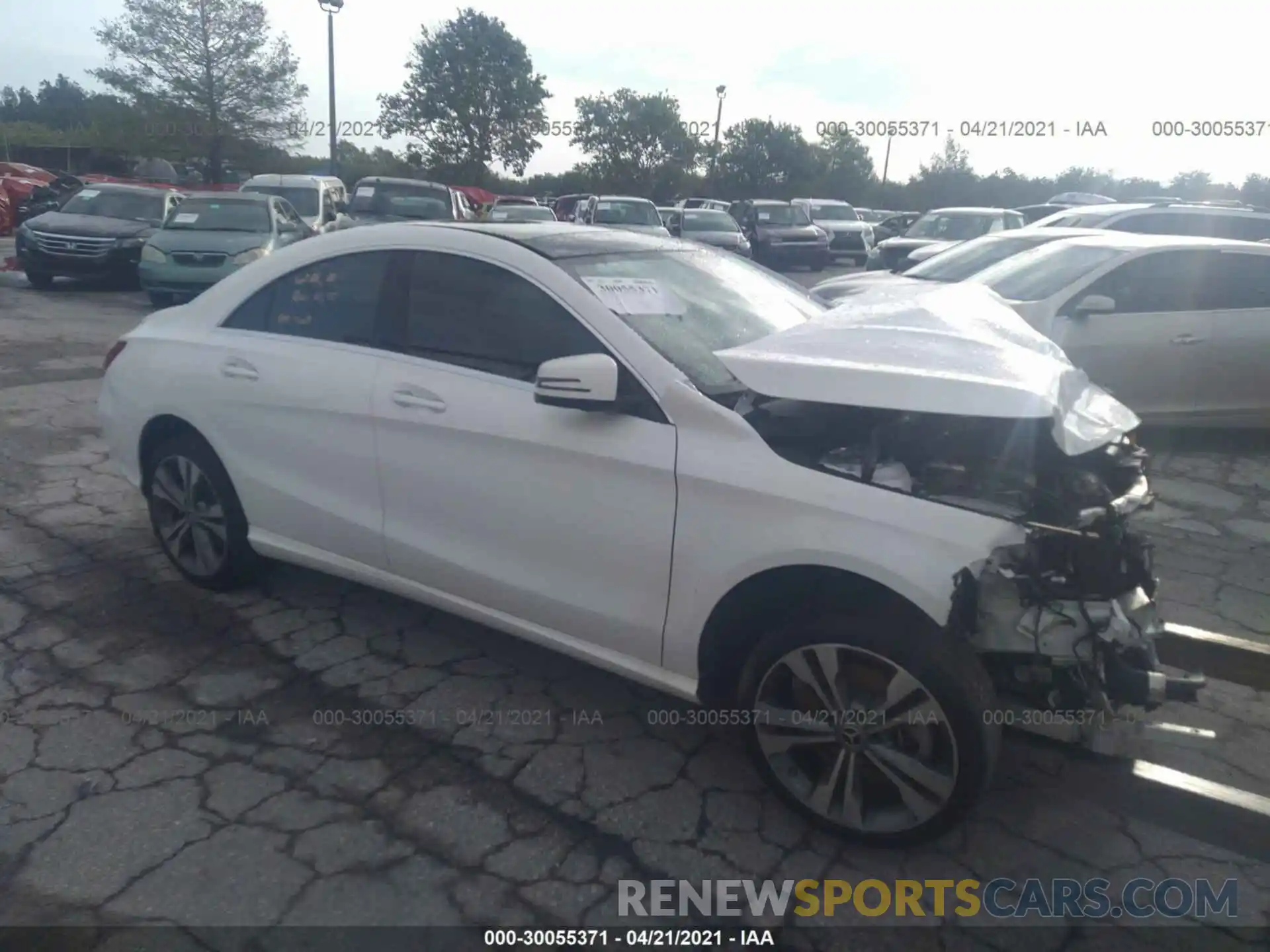 1 Photograph of a damaged car WDDSJ4EB3KN743173 MERCEDES-BENZ CLA 2019